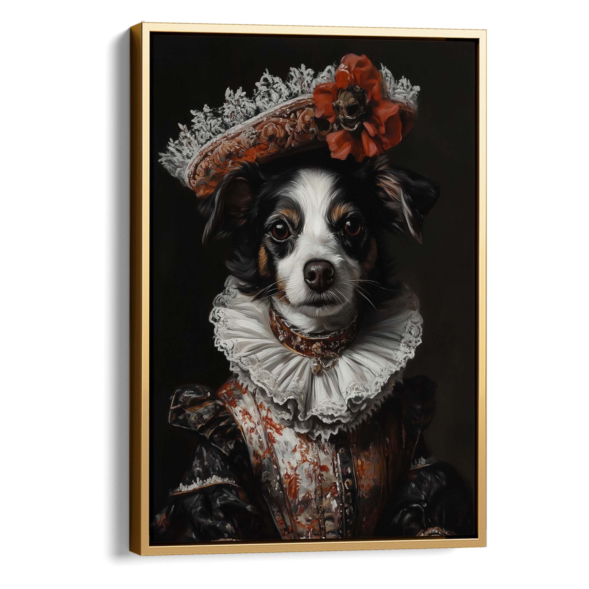 Baroque Dog No2 Canvas Print Canvas Art Wildfrog Art