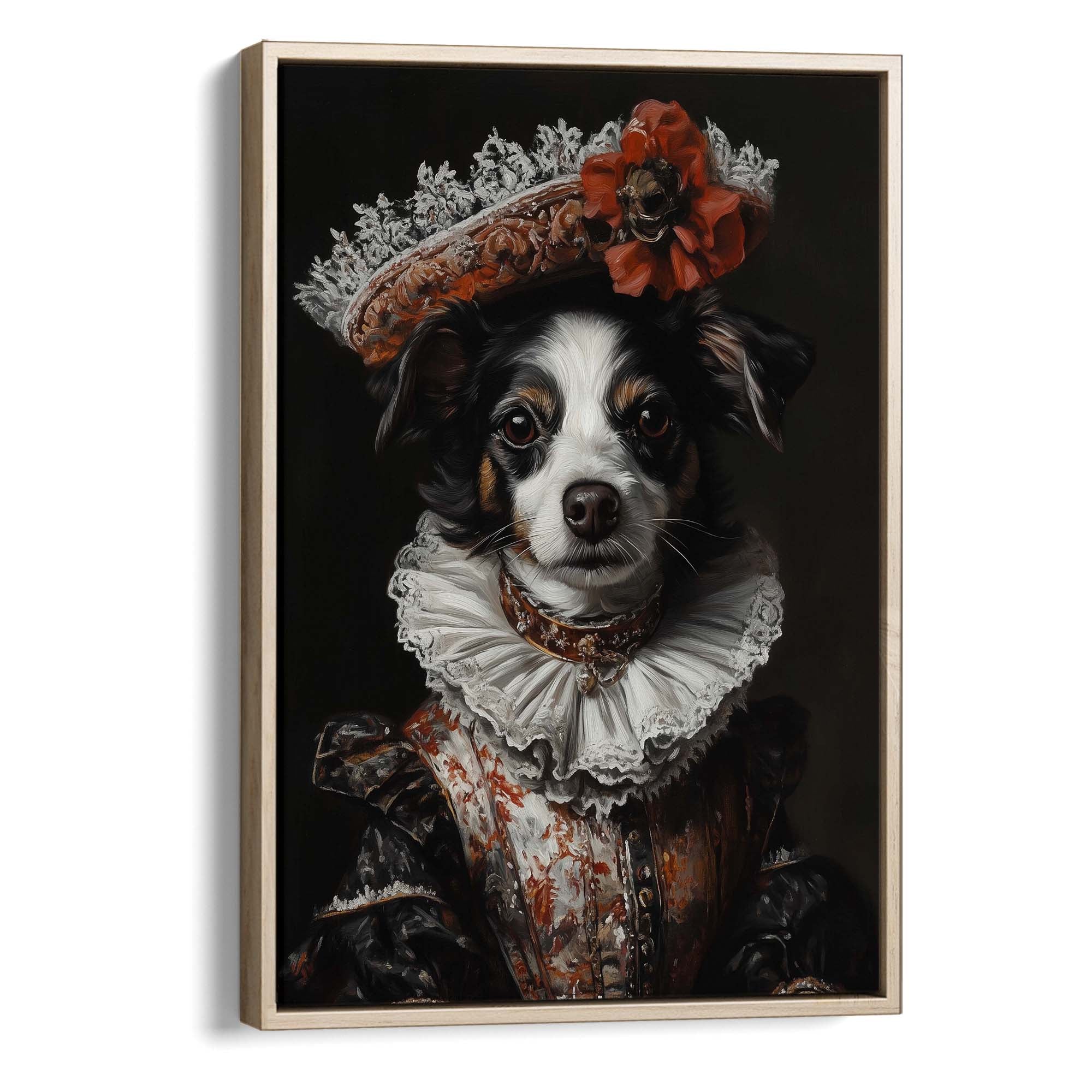 Baroque Dog No2 Canvas Print Canvas Art Wildfrog Art