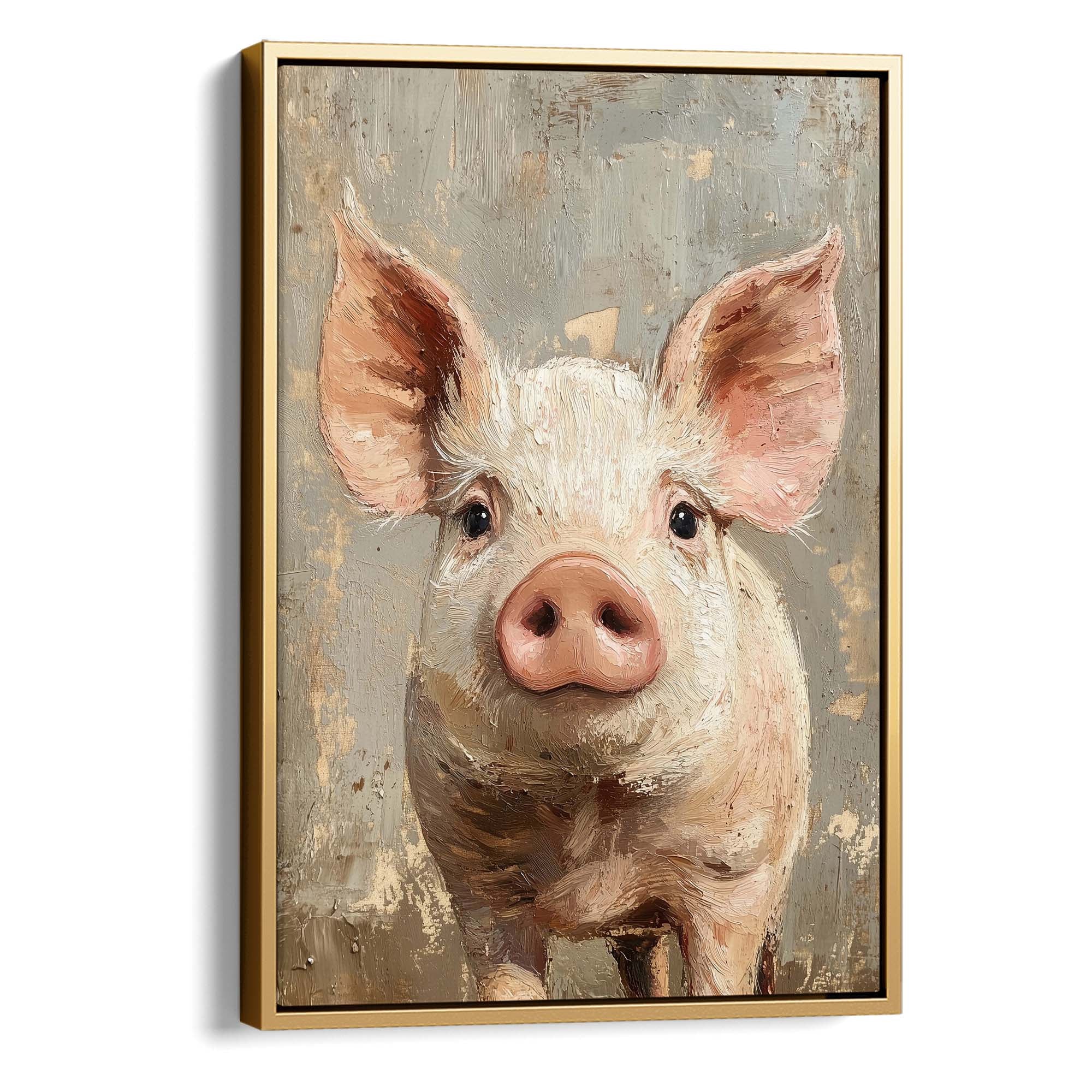 Cute Piglet Canvas Print