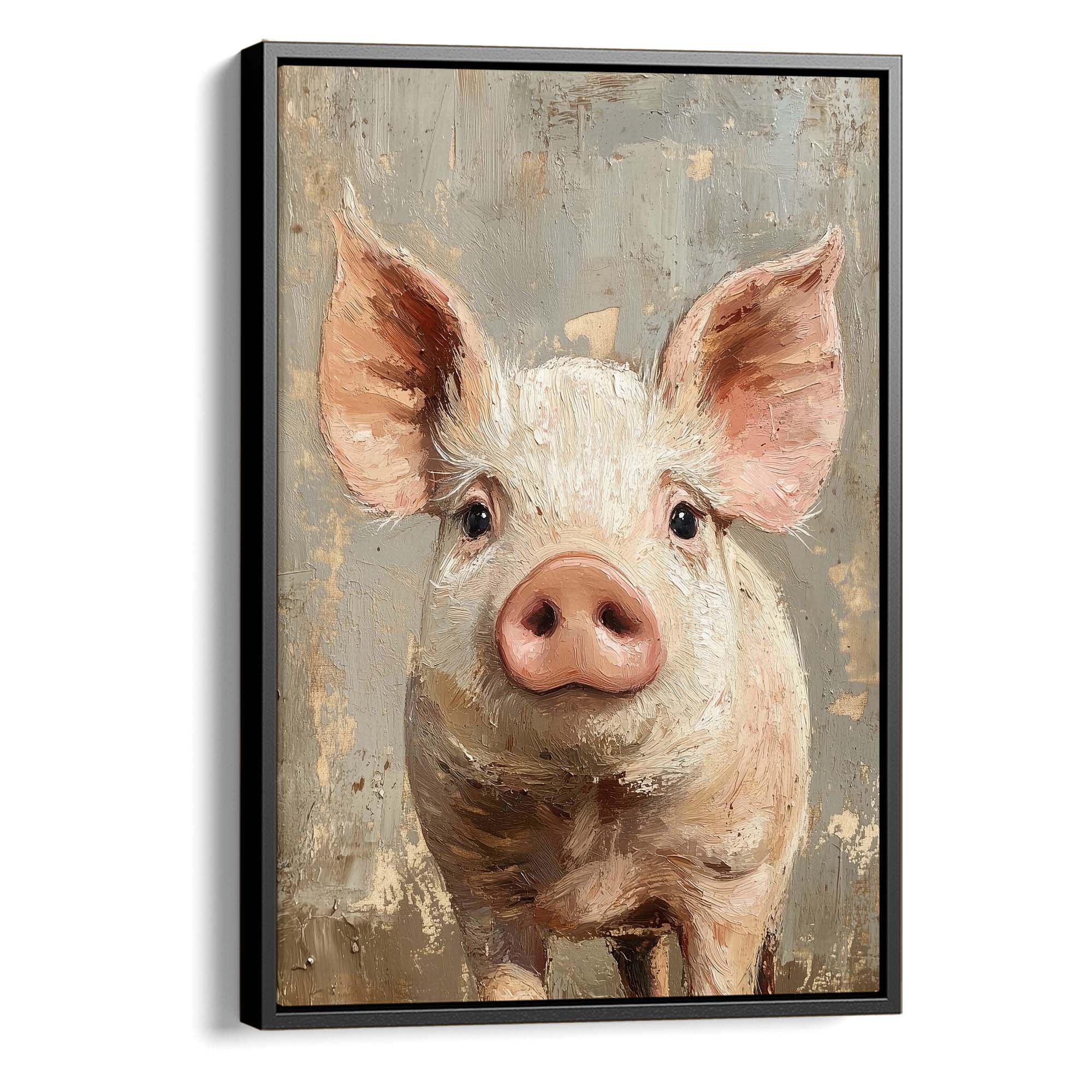 Cute Piglet Canvas Print