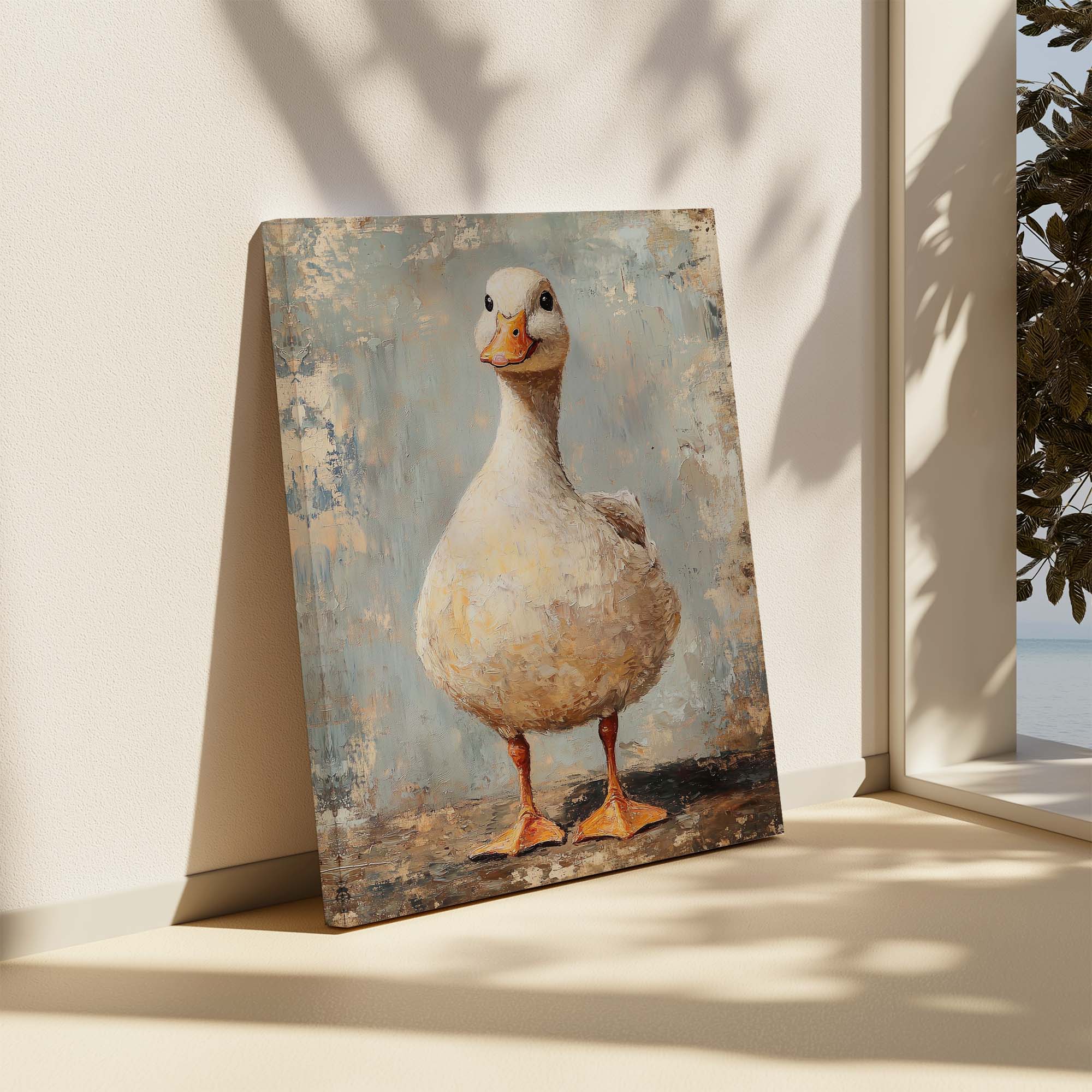 Happy Duckling Canvas Print