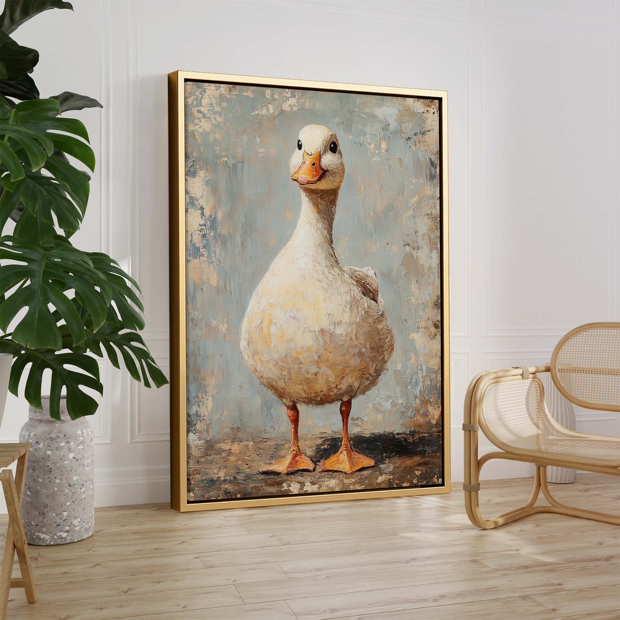 Happy Duckling Canvas Print