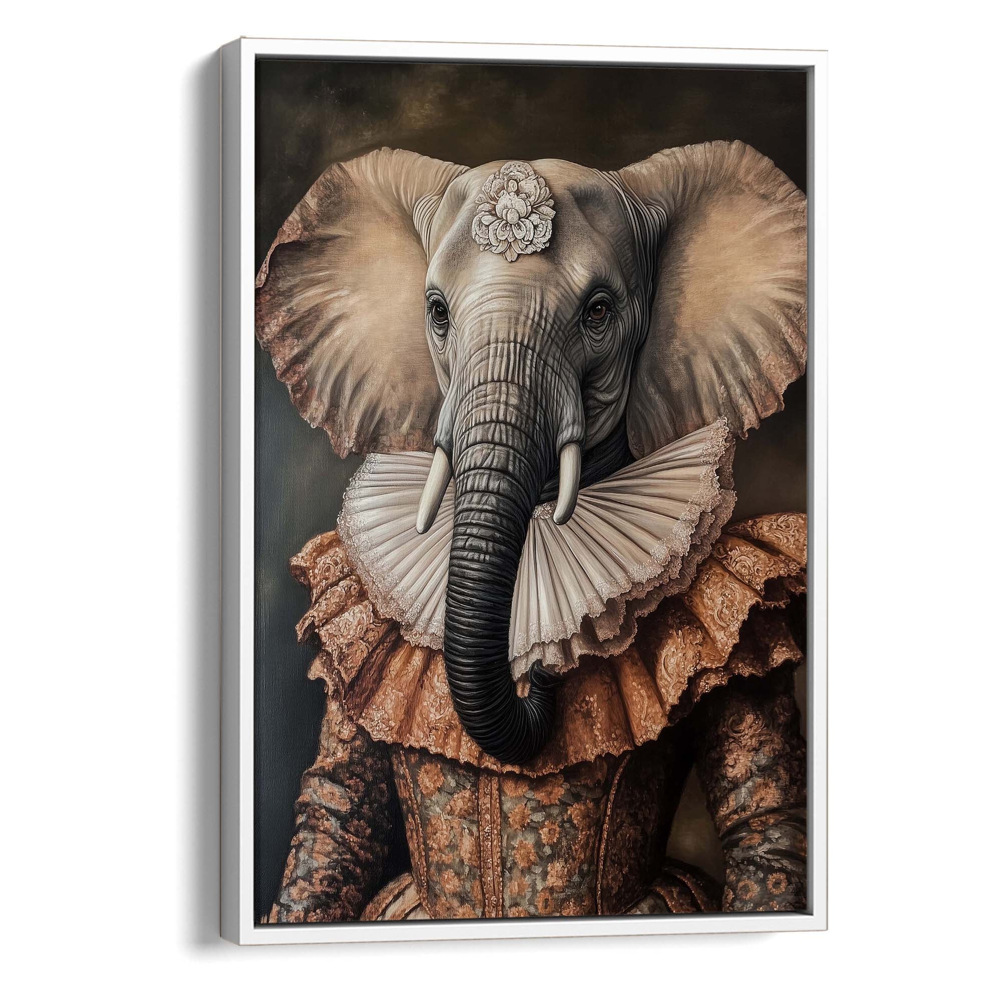 Baroque Elephant Canvas Print Canvas Art Wildfrog Art