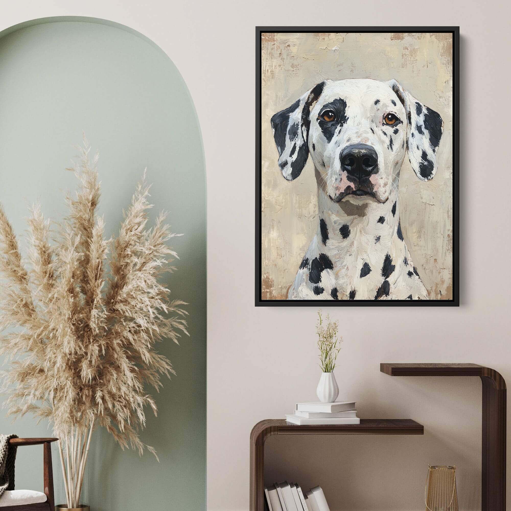 Noble Dalmatian Canvas Print