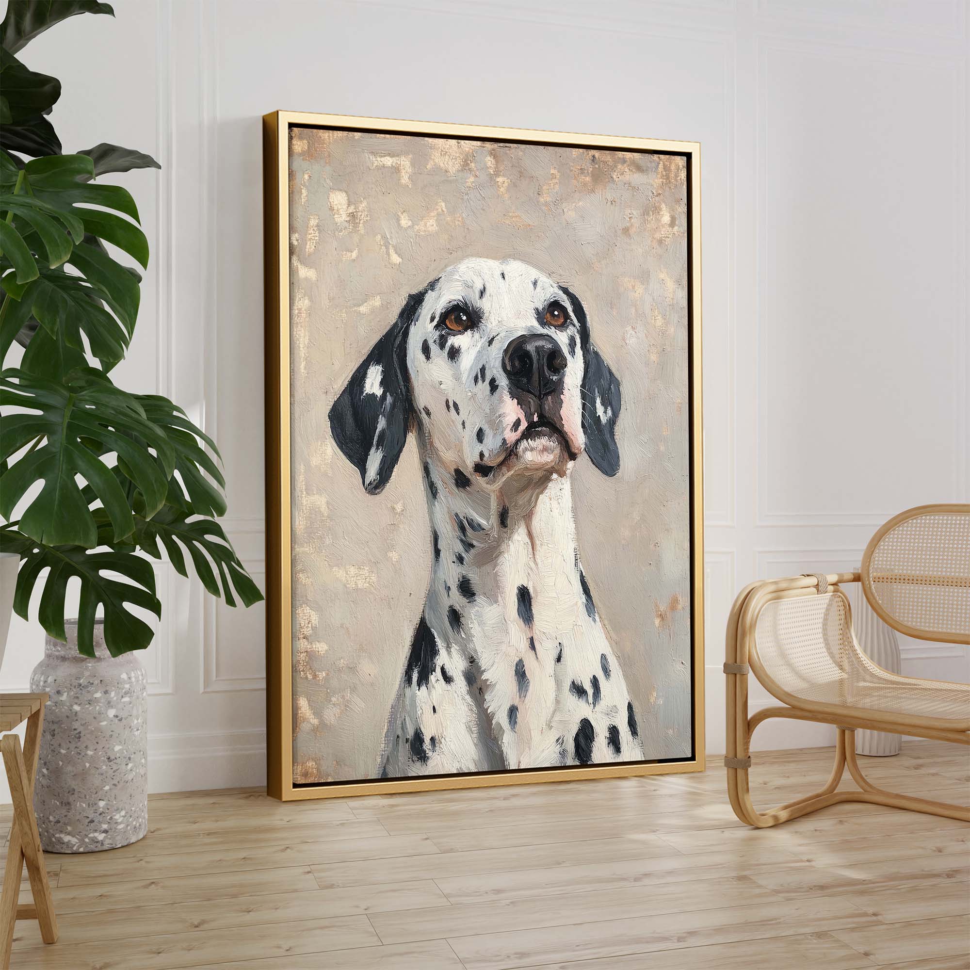 Regal Dalmatian Canvas Print
