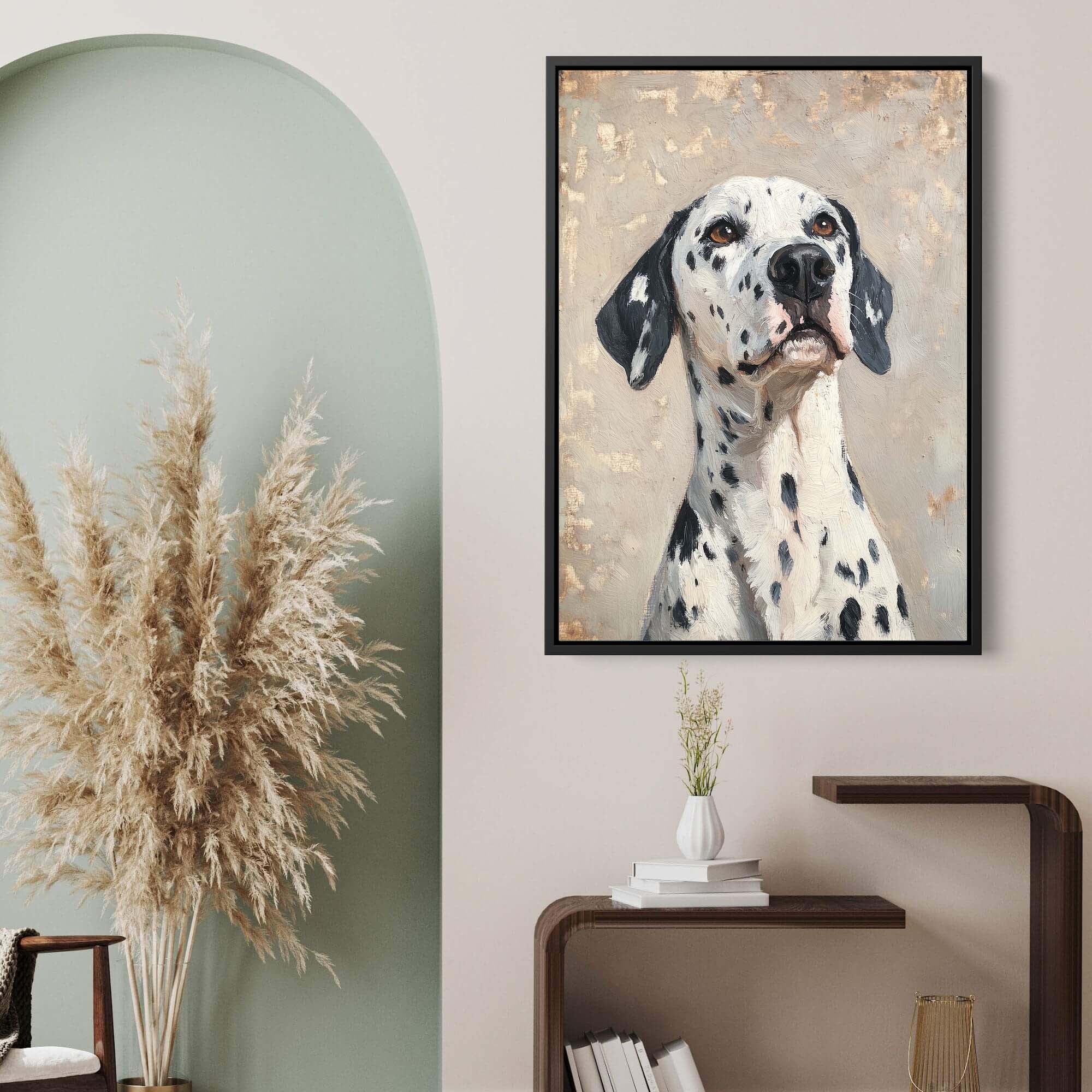 Regal Dalmatian Canvas Print