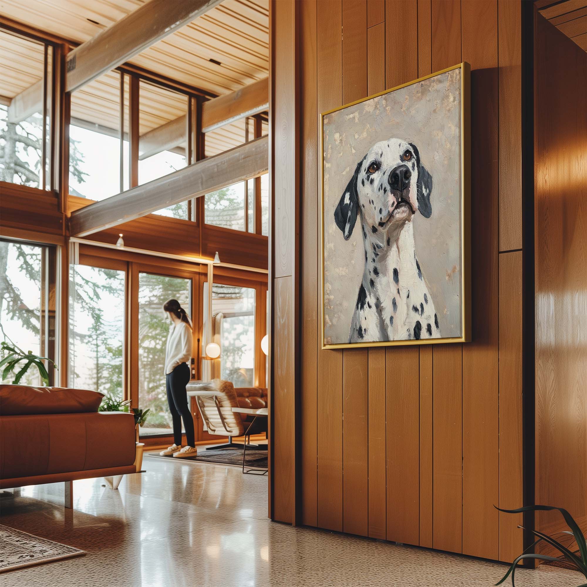 Regal Dalmatian Canvas Print