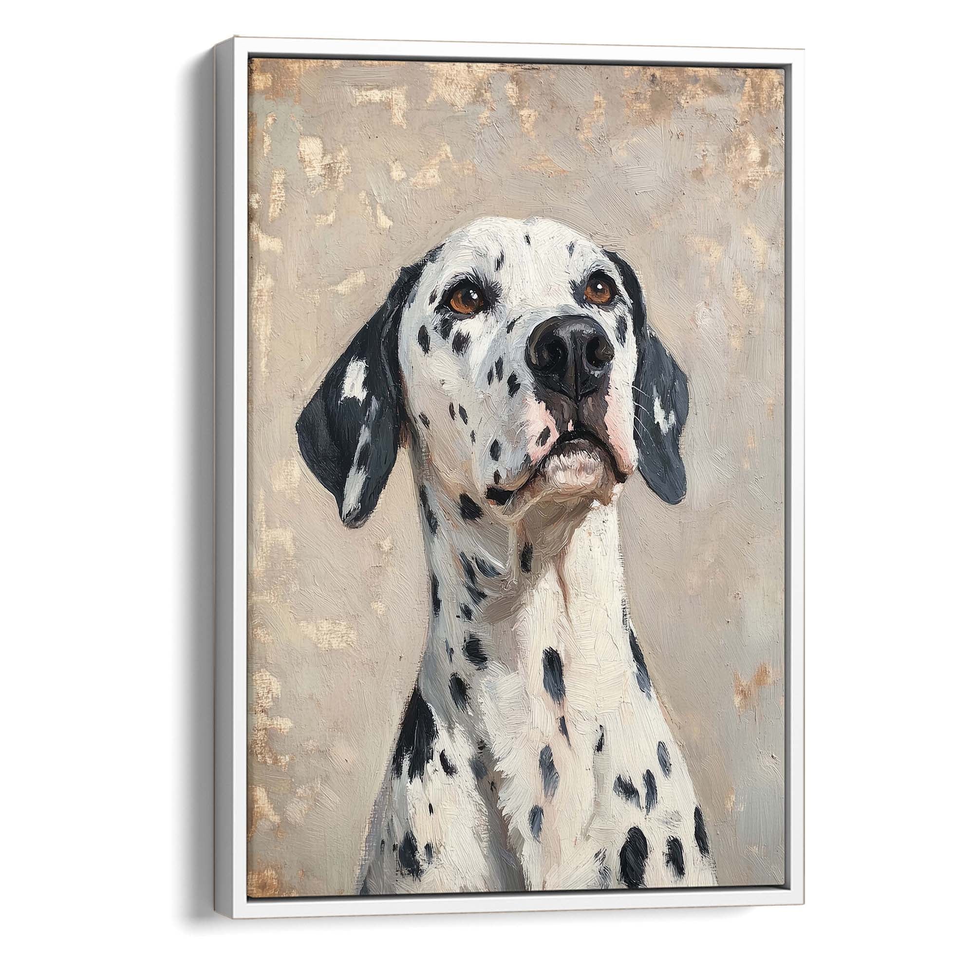 Regal Dalmatian Canvas Print
