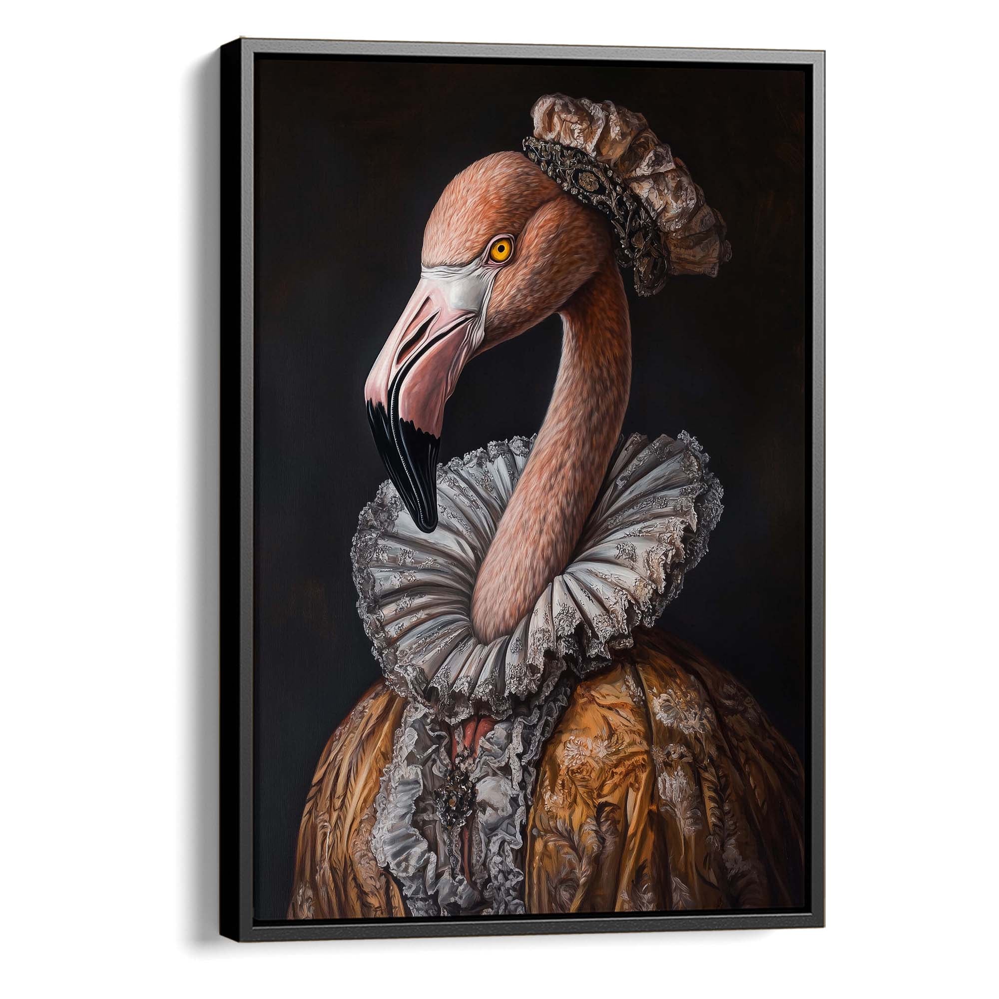Baroque Flamingo No2 Canvas Print Canvas Art Wildfrog Art