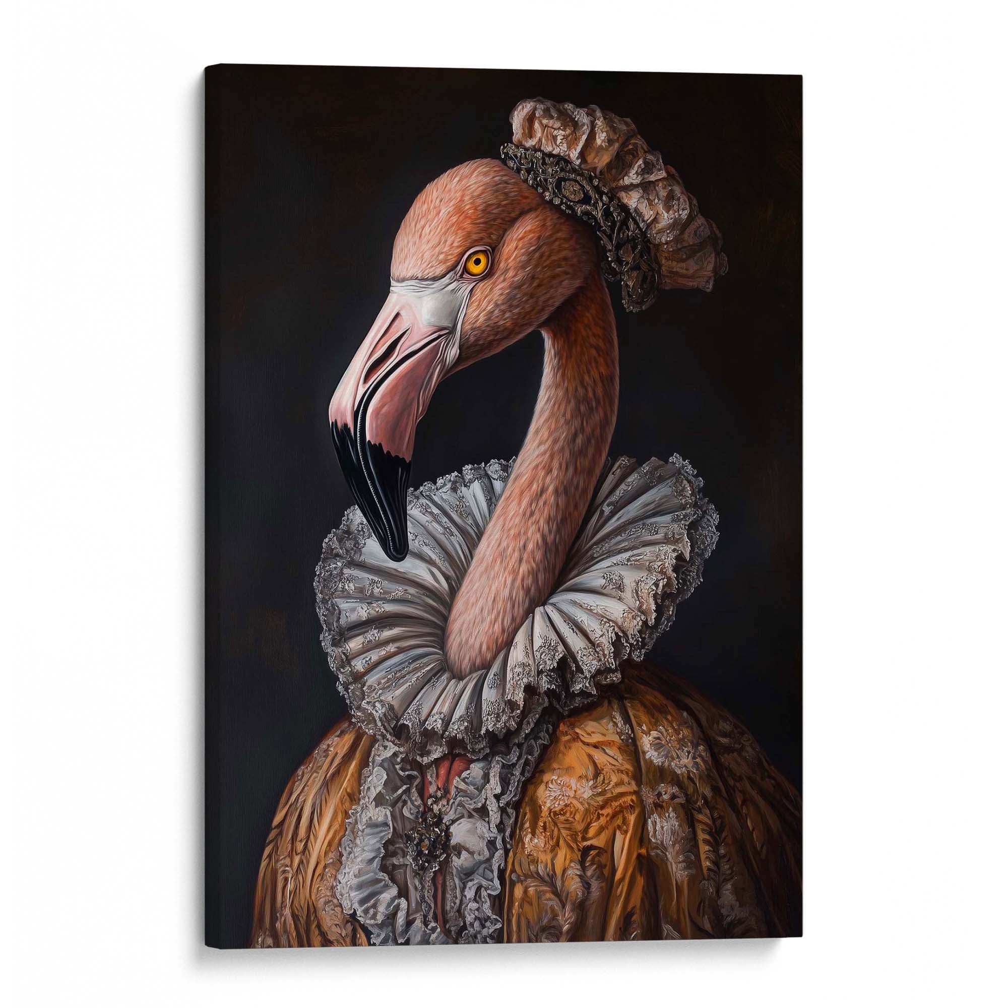Baroque Flamingo No2 Canvas Print Canvas Art Wildfrog Art