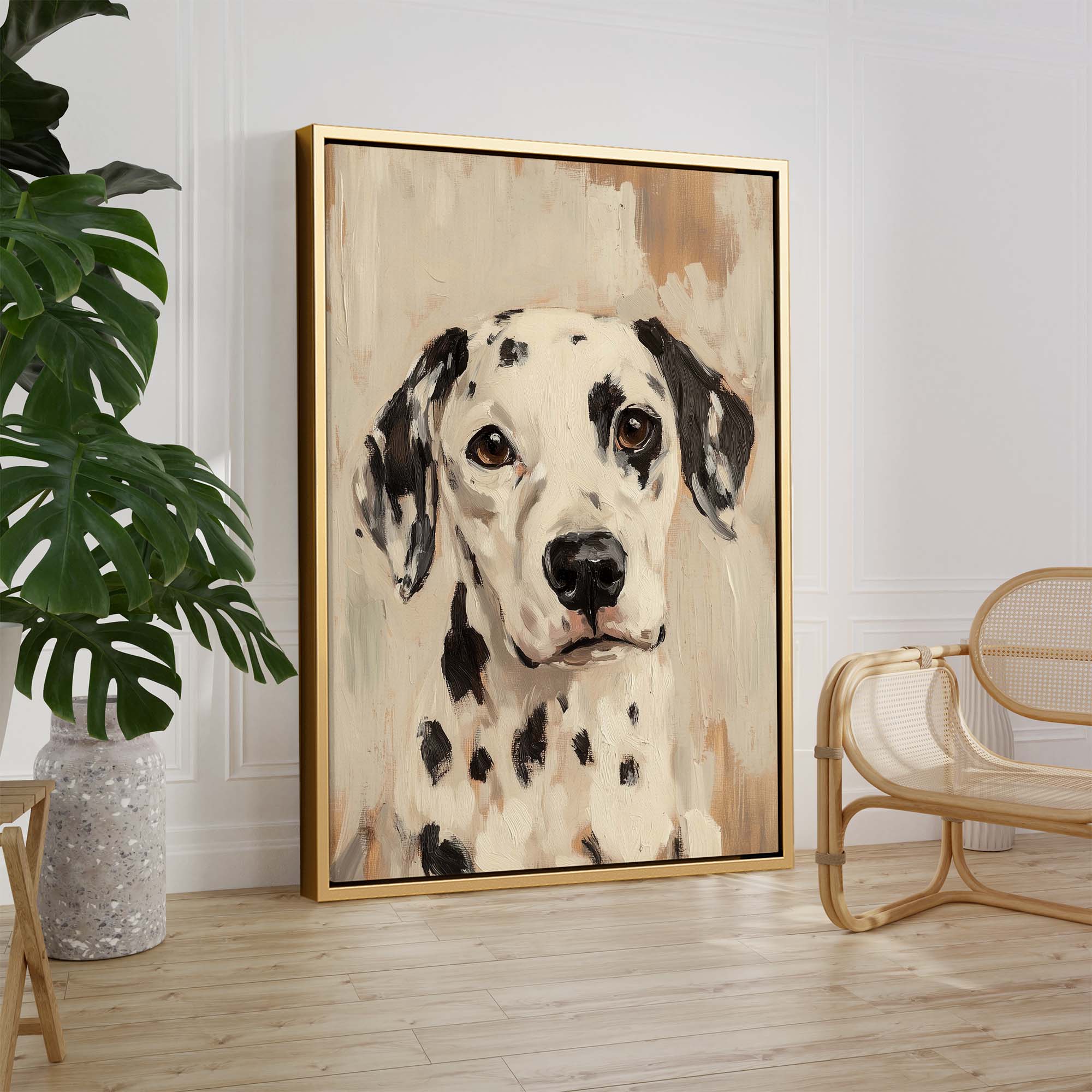 Dalmatian Pup Canvas Print