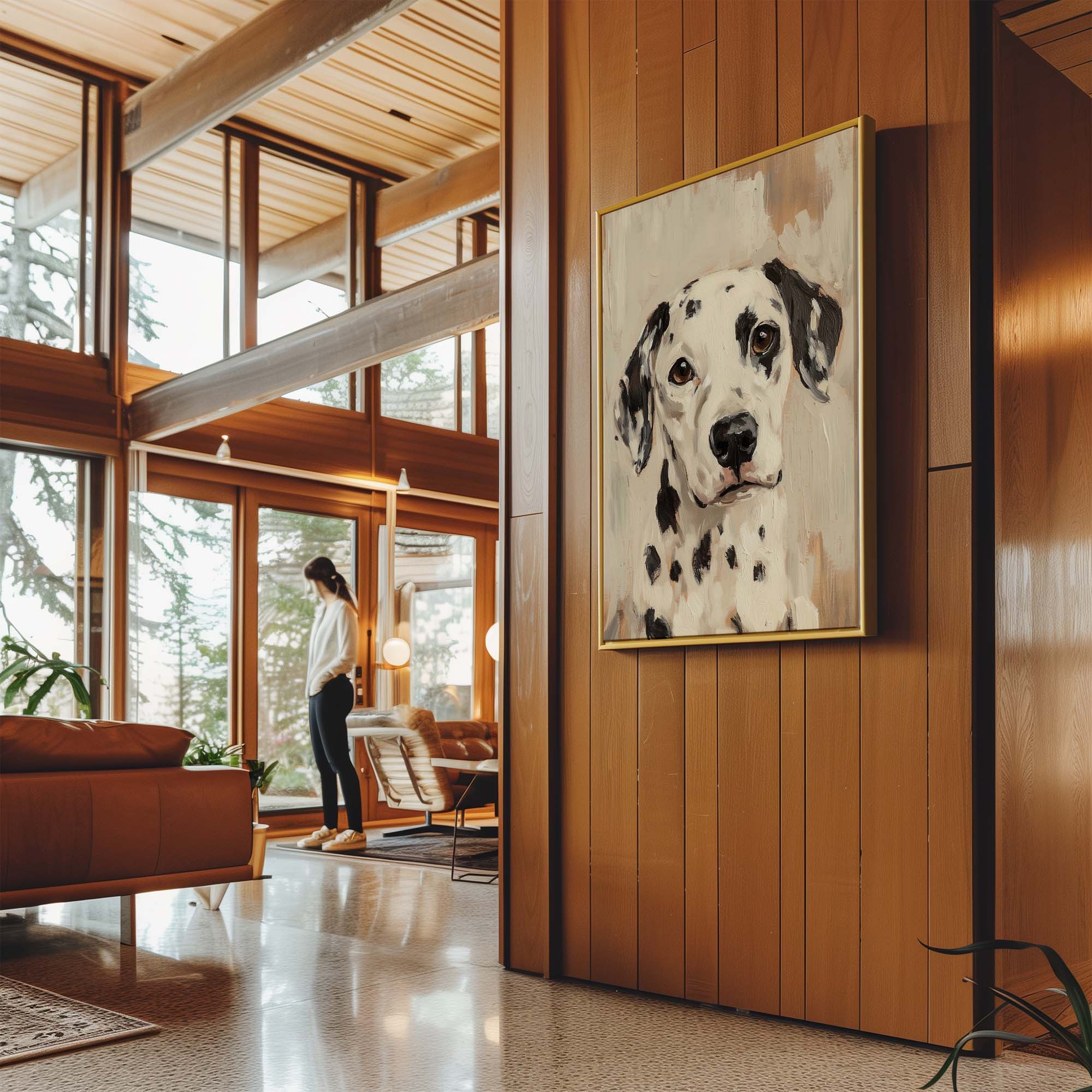 Dalmatian Pup Canvas Print