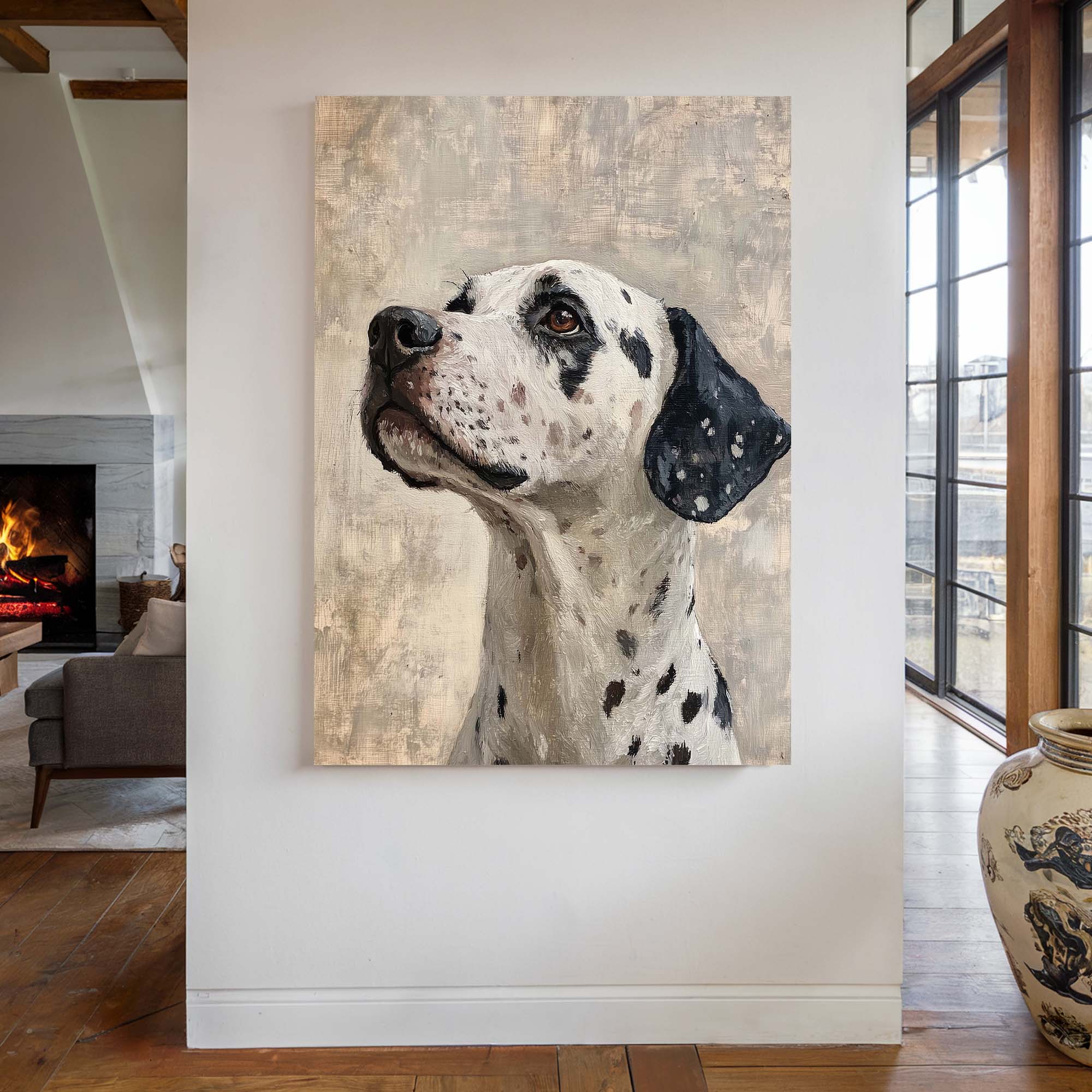 Proud Dalmatian Canvas Print