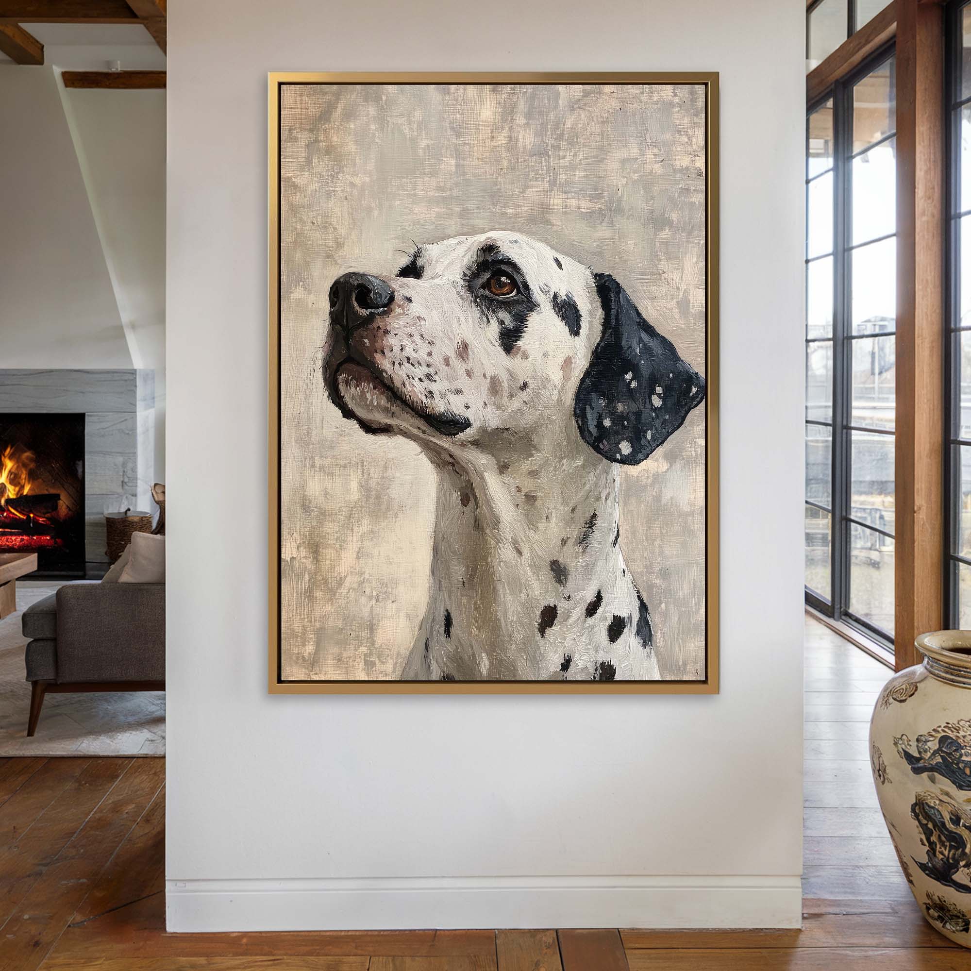Proud Dalmatian Canvas Print