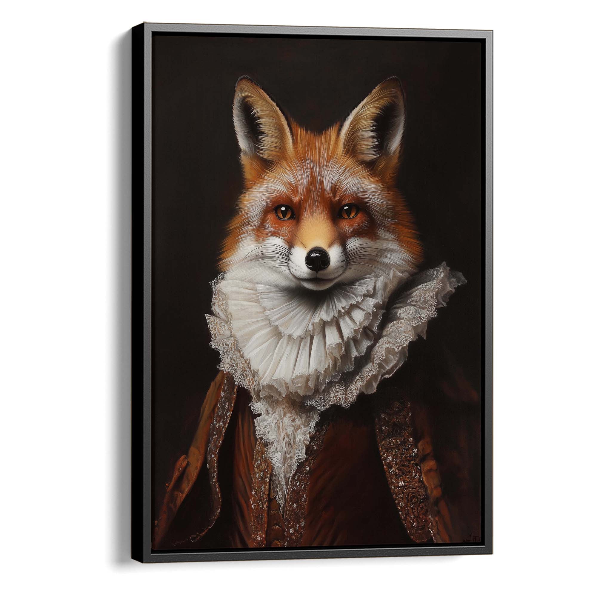 Baroque Fox No1 Canvas Print Canvas Art Wildfrog Art