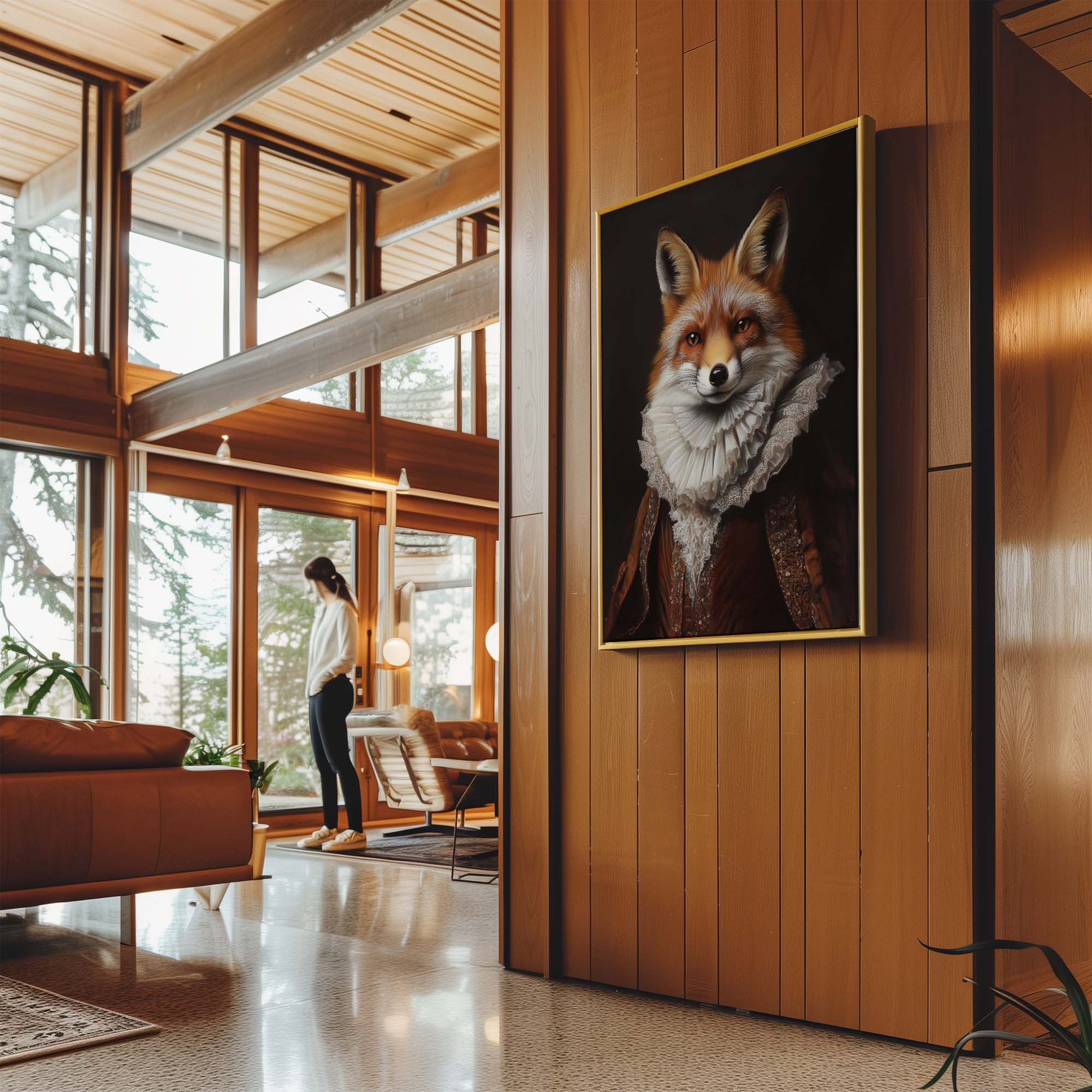 Baroque Fox No1 Canvas Print Canvas Art Wildfrog Art