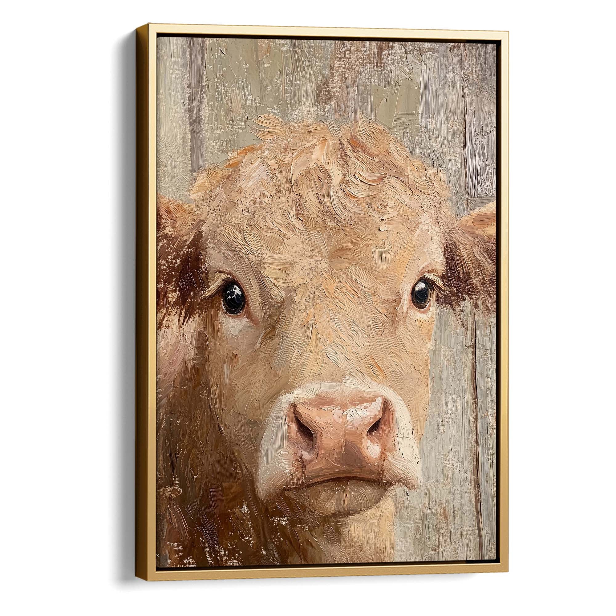 Homestead Calf Canvas Print