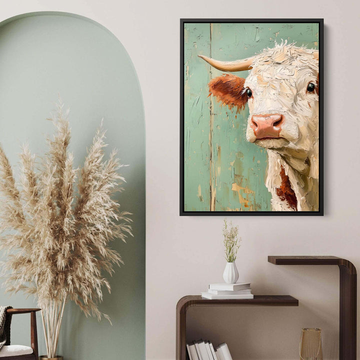 Timeless Cow Canvas Print Canvas Art Wildfrog Art