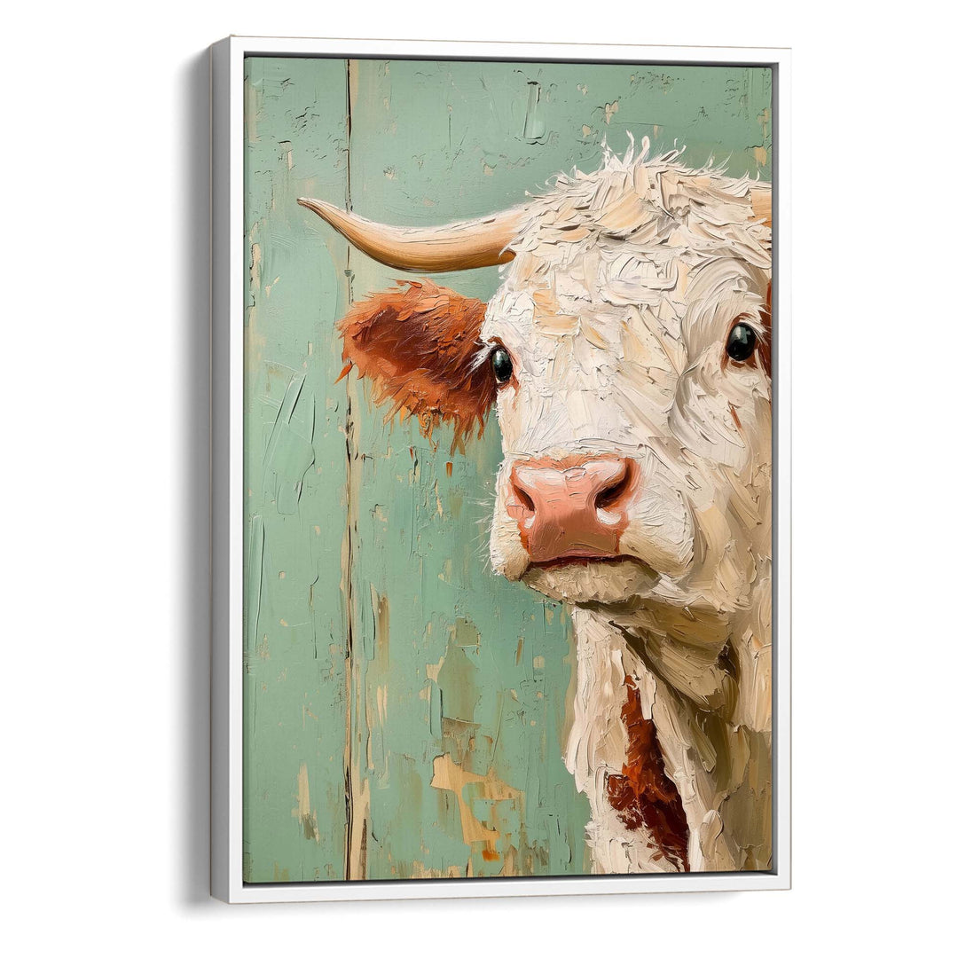 Timeless Cow Canvas Print Canvas Art Wildfrog Art
