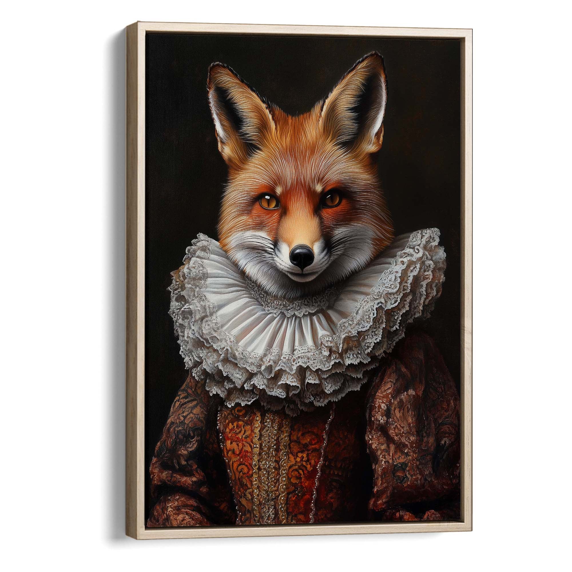Baroque Fox No2 Canvas Print Canvas Art Wildfrog Art