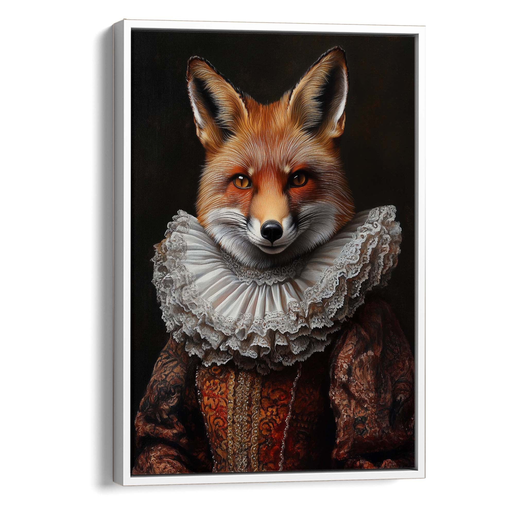 Baroque Fox No2 Canvas Print Canvas Art Wildfrog Art