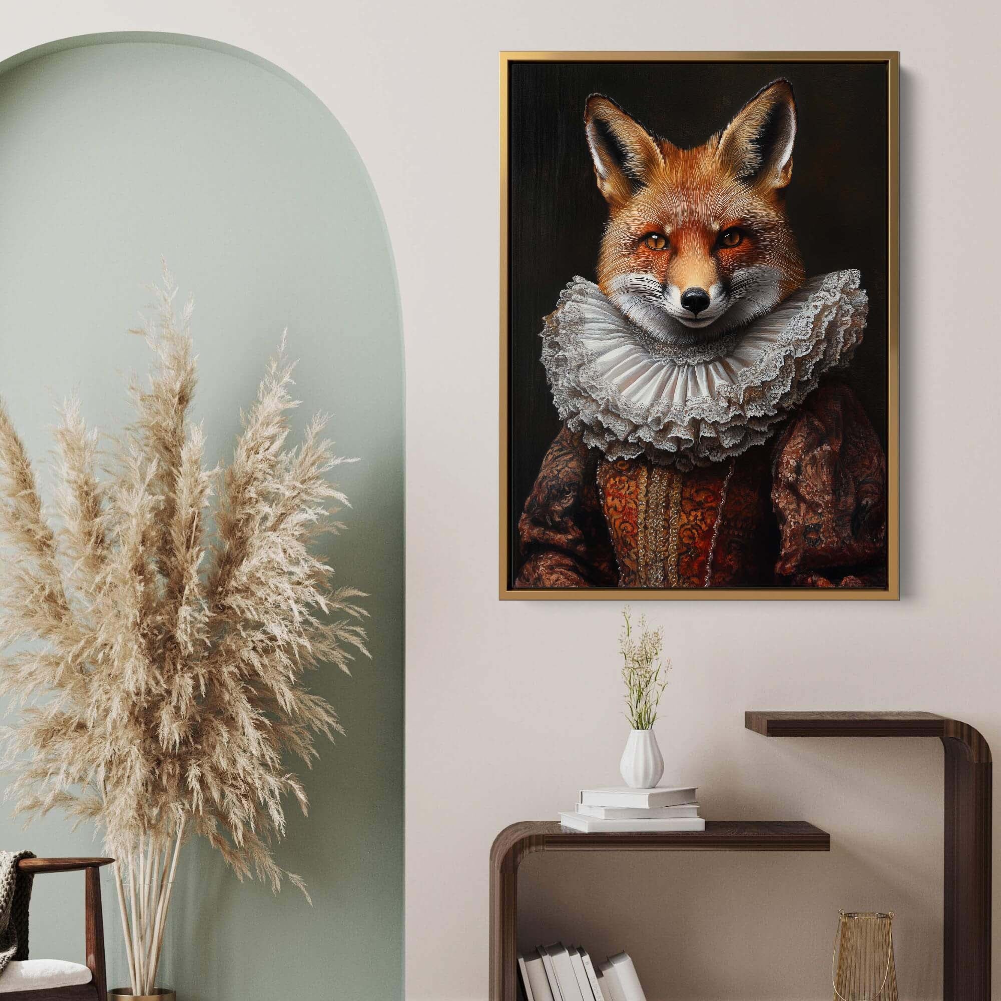 Baroque Fox No2 Canvas Print Canvas Art Wildfrog Art