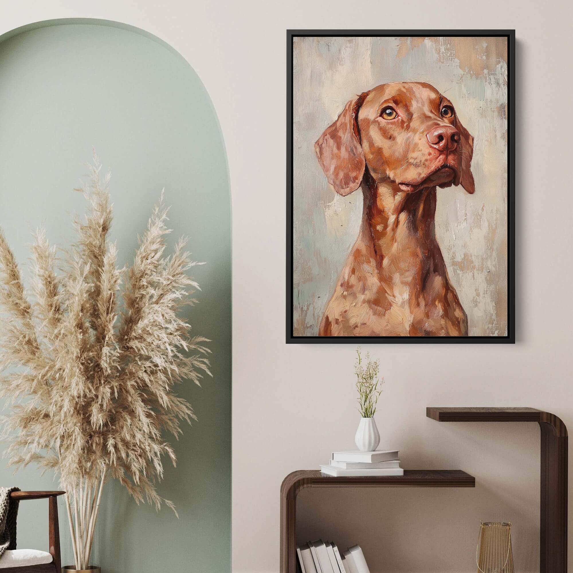 Farmhouse Dog No1 Canvas Print