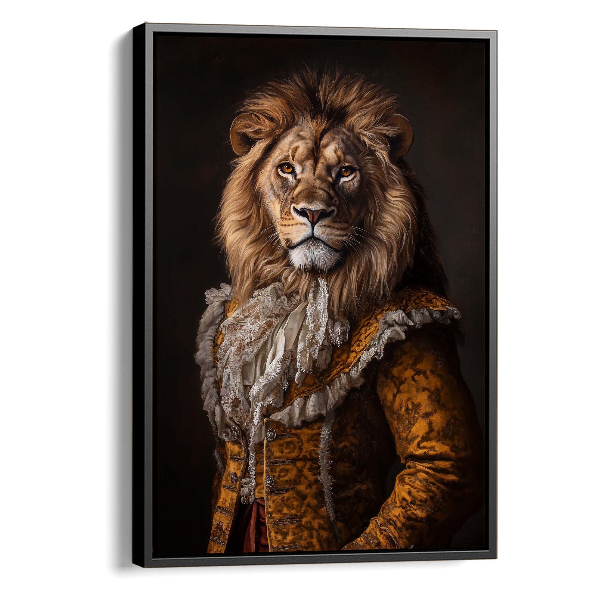 Baroque Lion Canvas Print Canvas Art Wildfrog Art