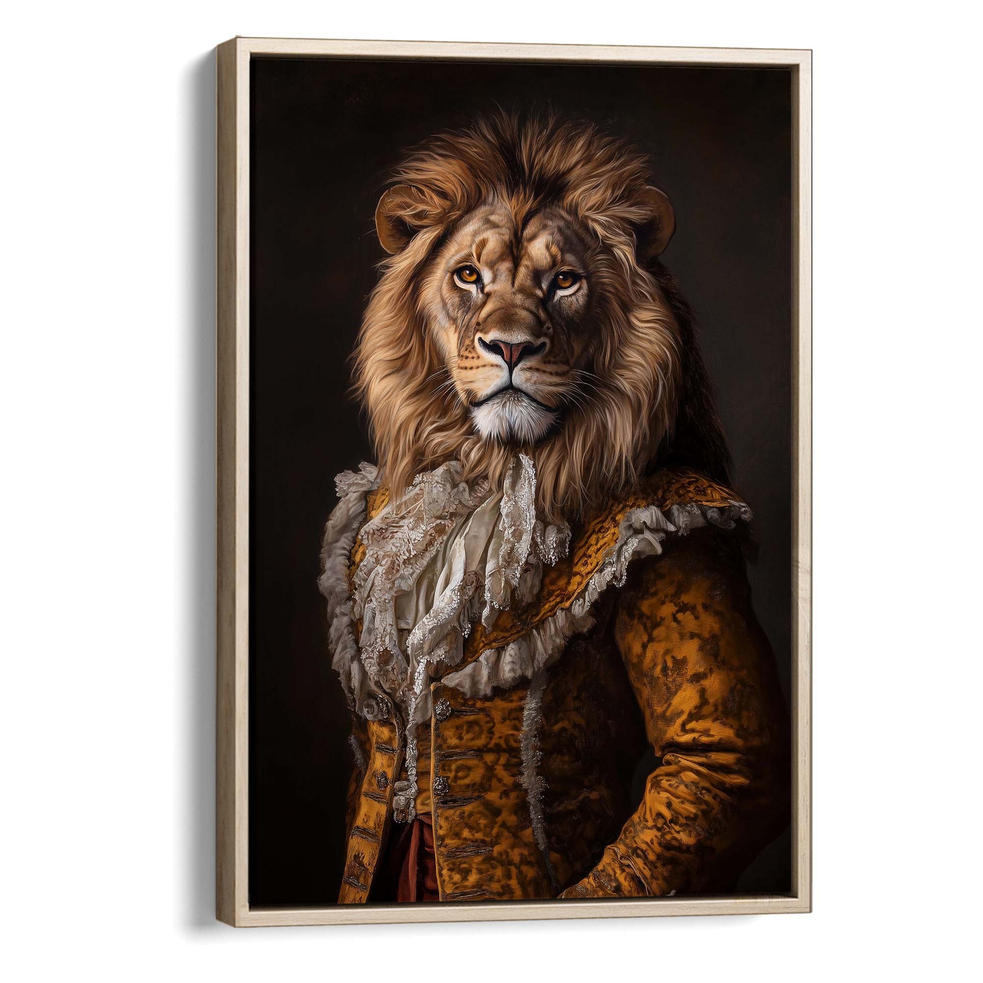 Baroque Lion Canvas Print Canvas Art Wildfrog Art