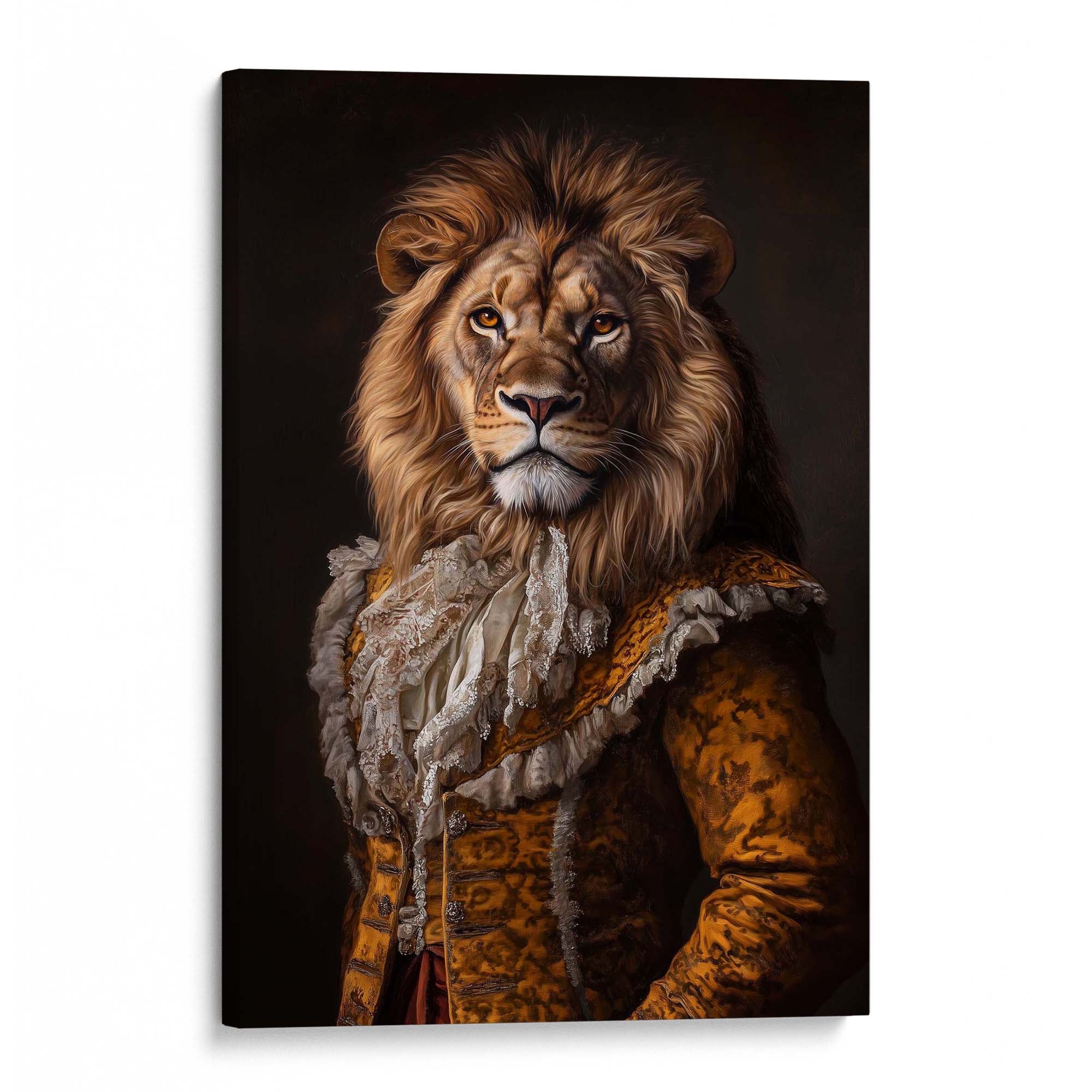 Baroque Lion Canvas Print Canvas Art Wildfrog Art
