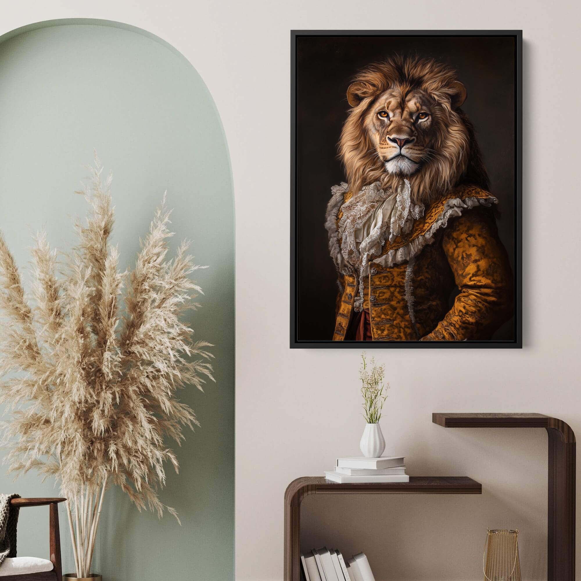 Baroque Lion Canvas Print Canvas Art Wildfrog Art
