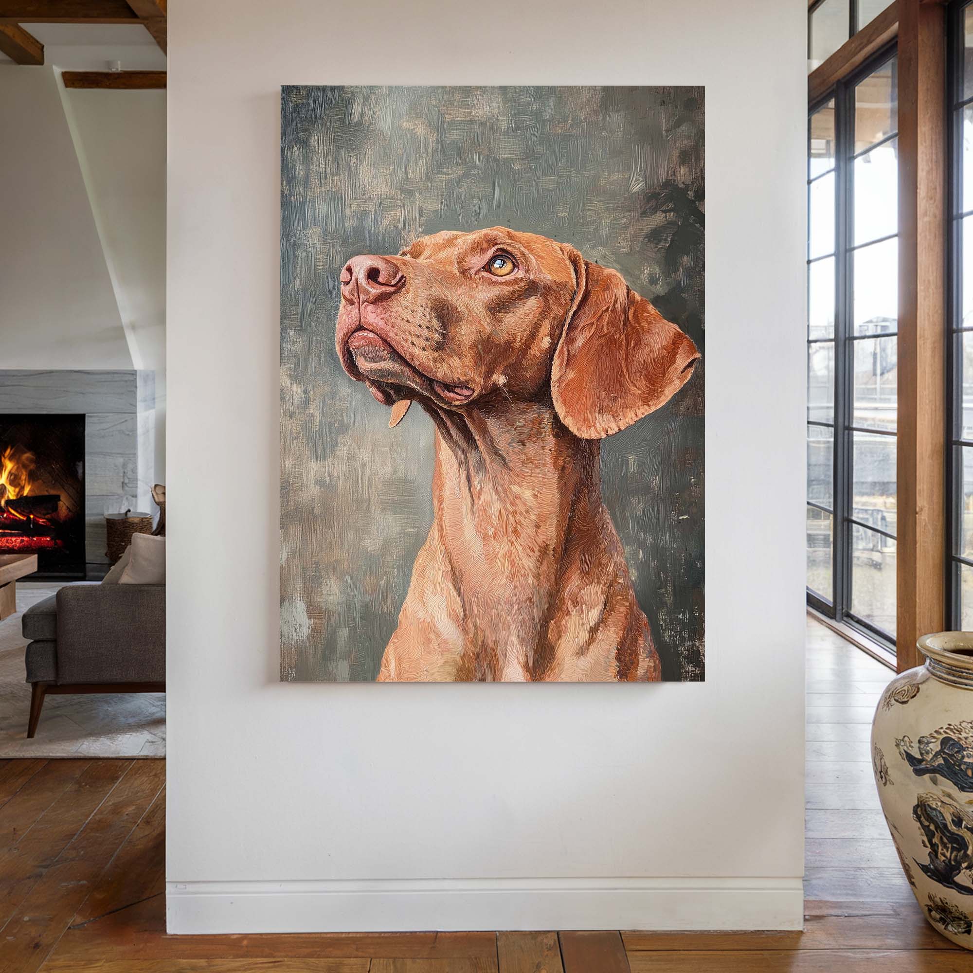 Man's Best Friend Canvas Print