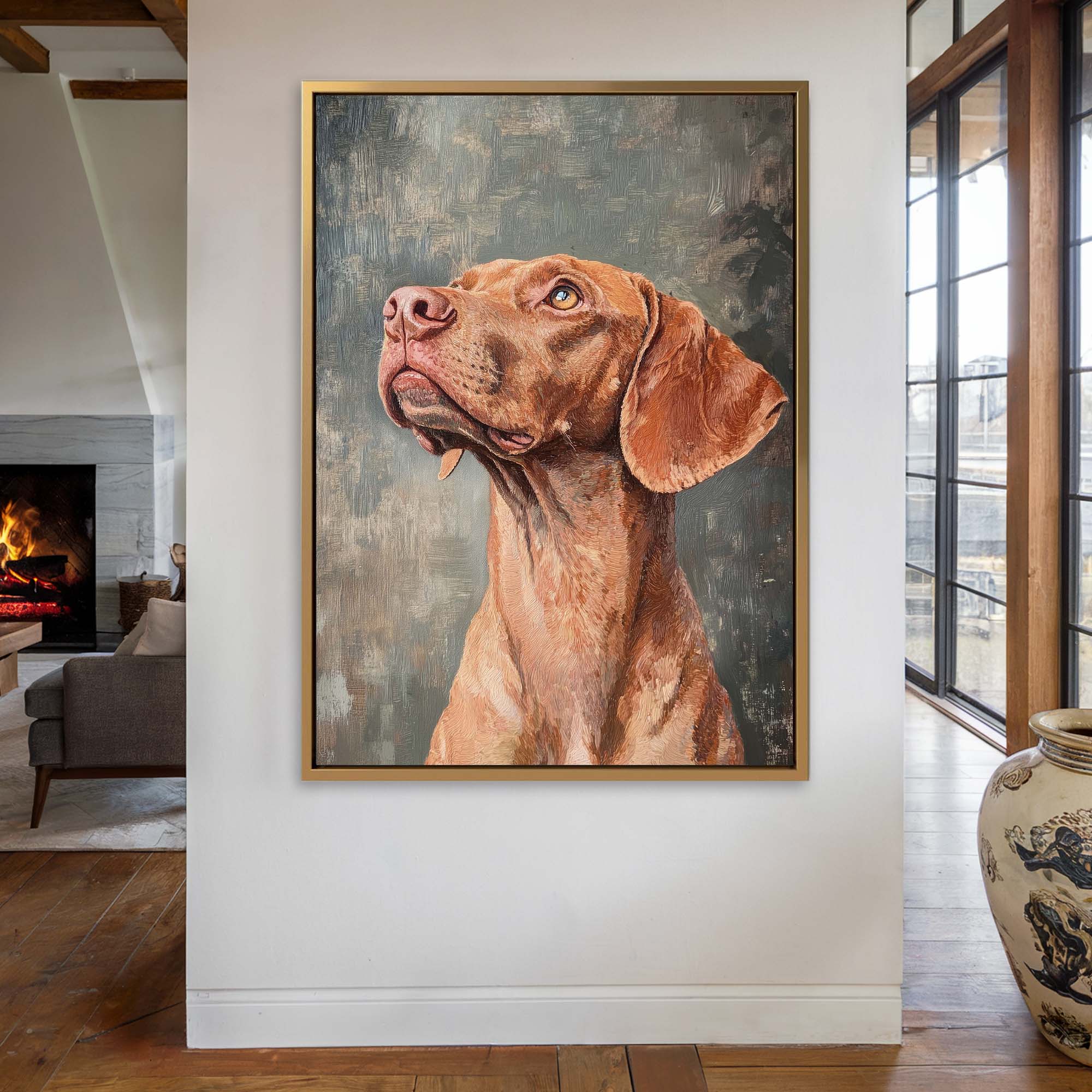 Man's Best Friend Canvas Print