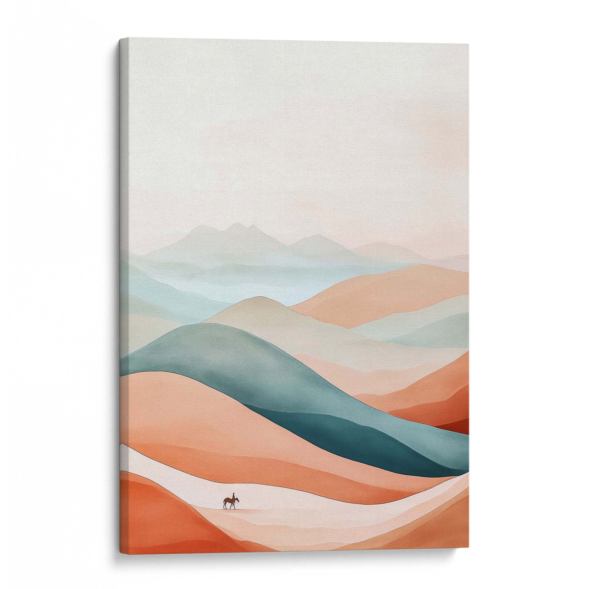 Abstract Desert Nomad Canvas Print