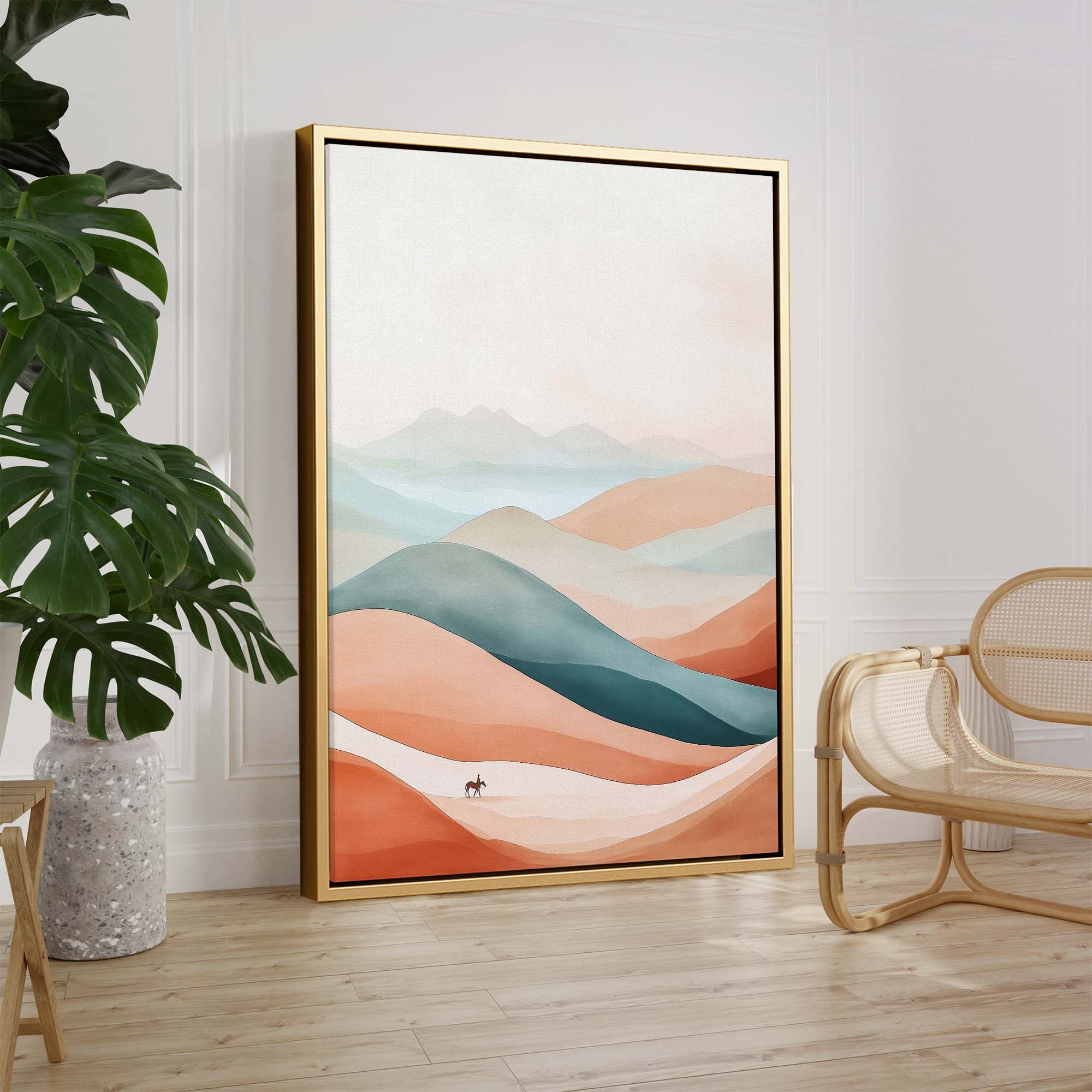 Abstract Desert Nomad Canvas Print