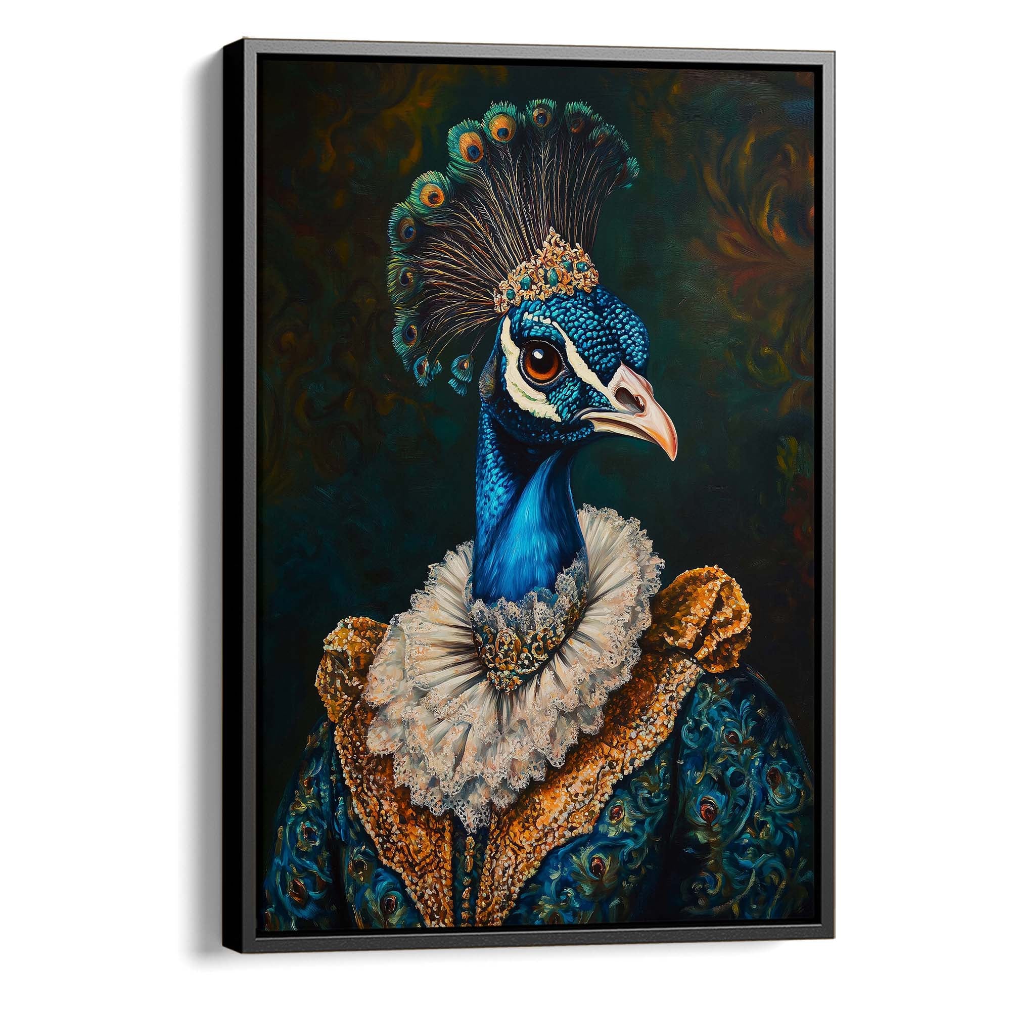 Baroque Peacock No1 Canvas Print Canvas Art Wildfrog Art