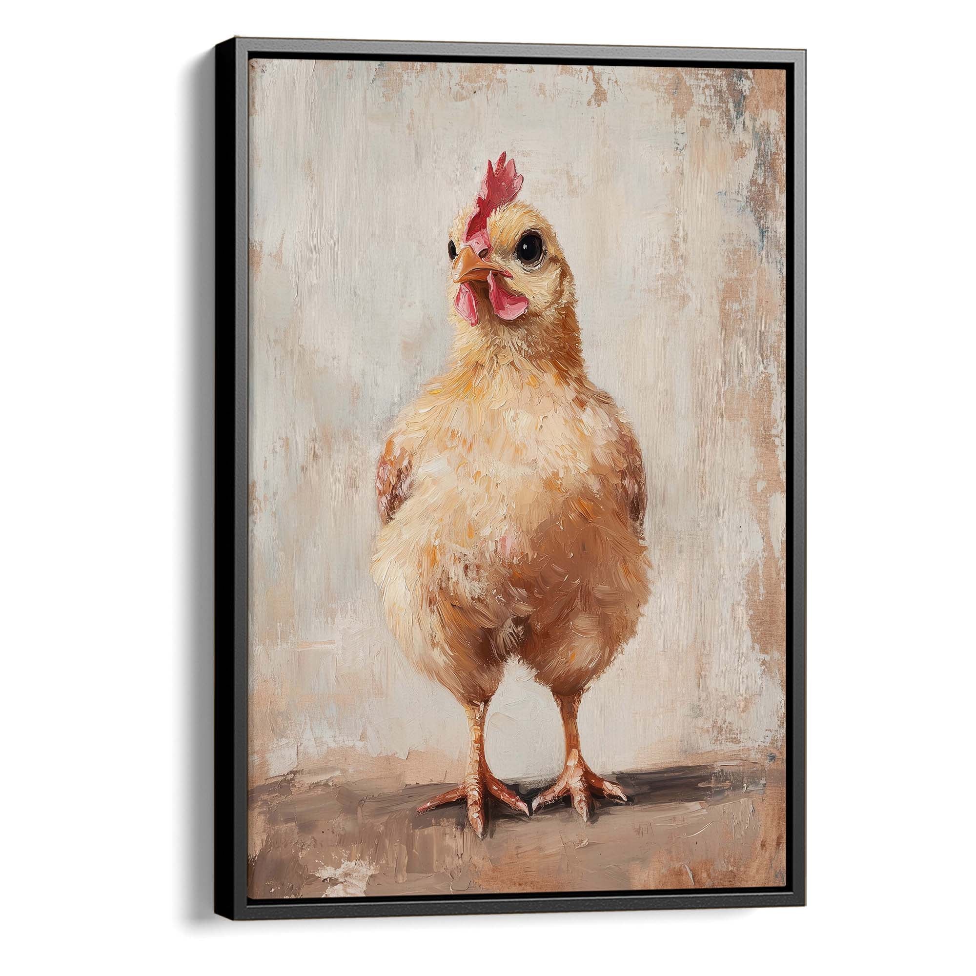 Barnyard Hen Canvas Print