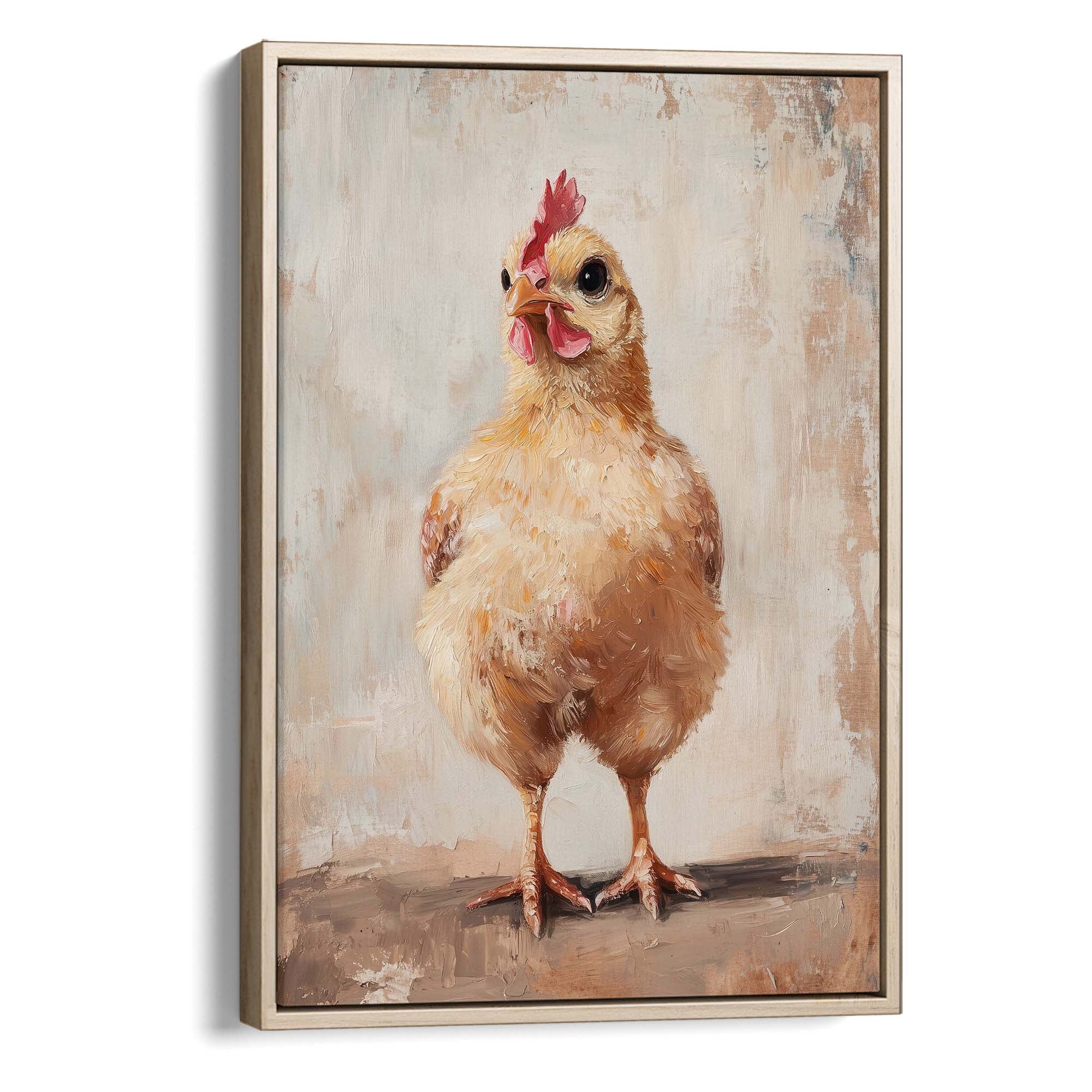 Barnyard Hen Canvas Print