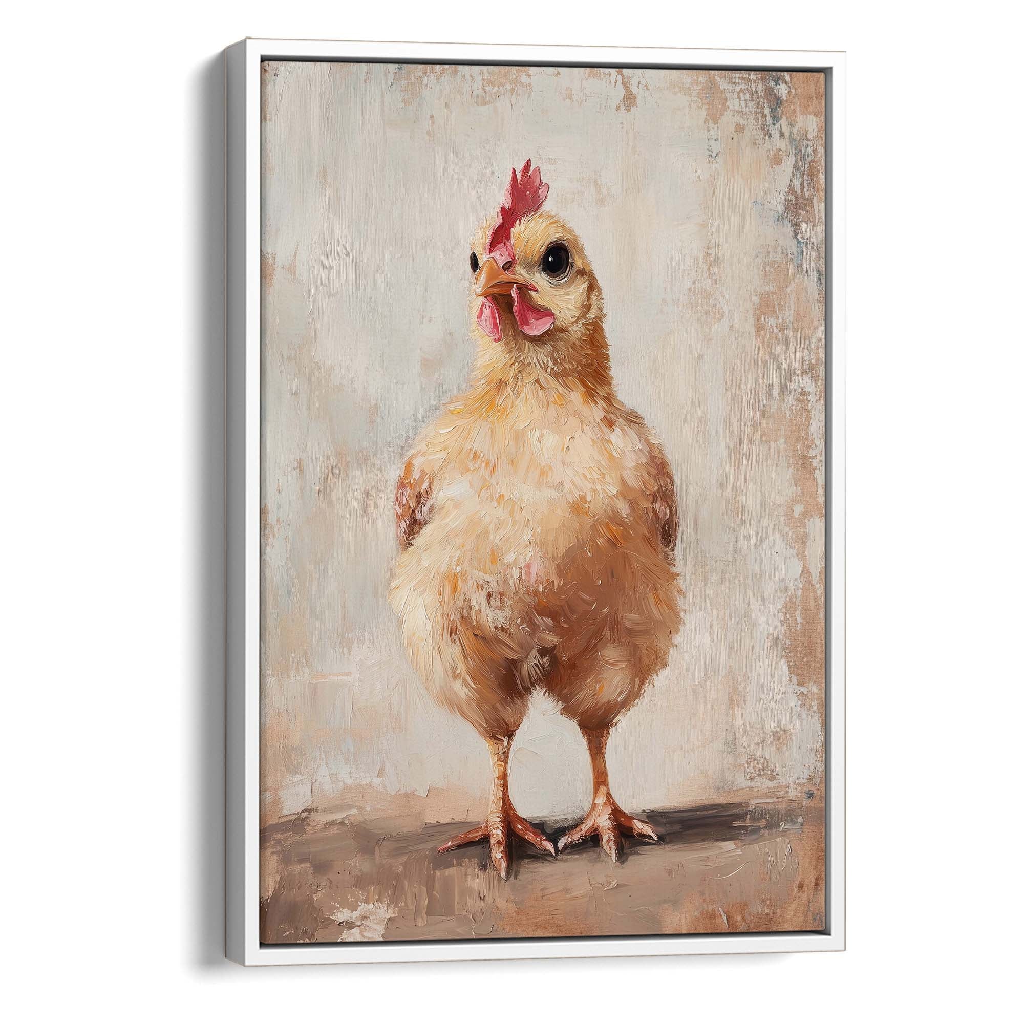 Barnyard Hen Canvas Print