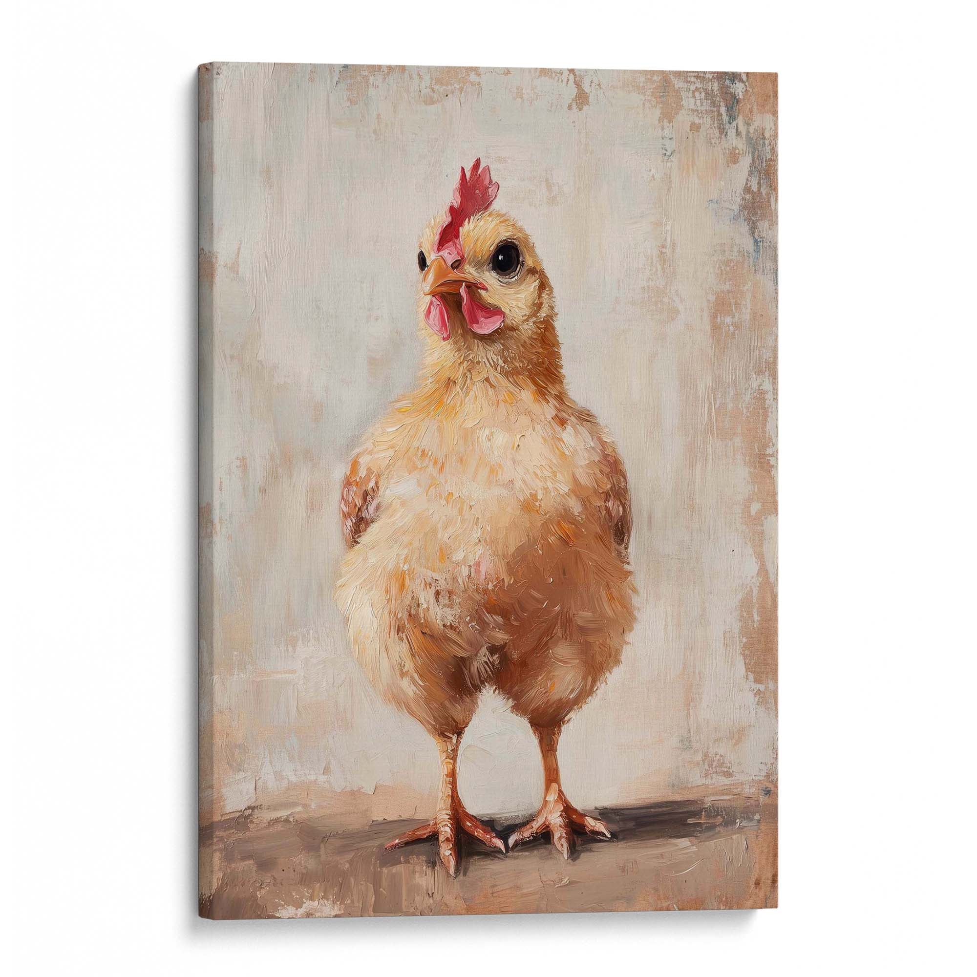 Barnyard Hen Canvas Print