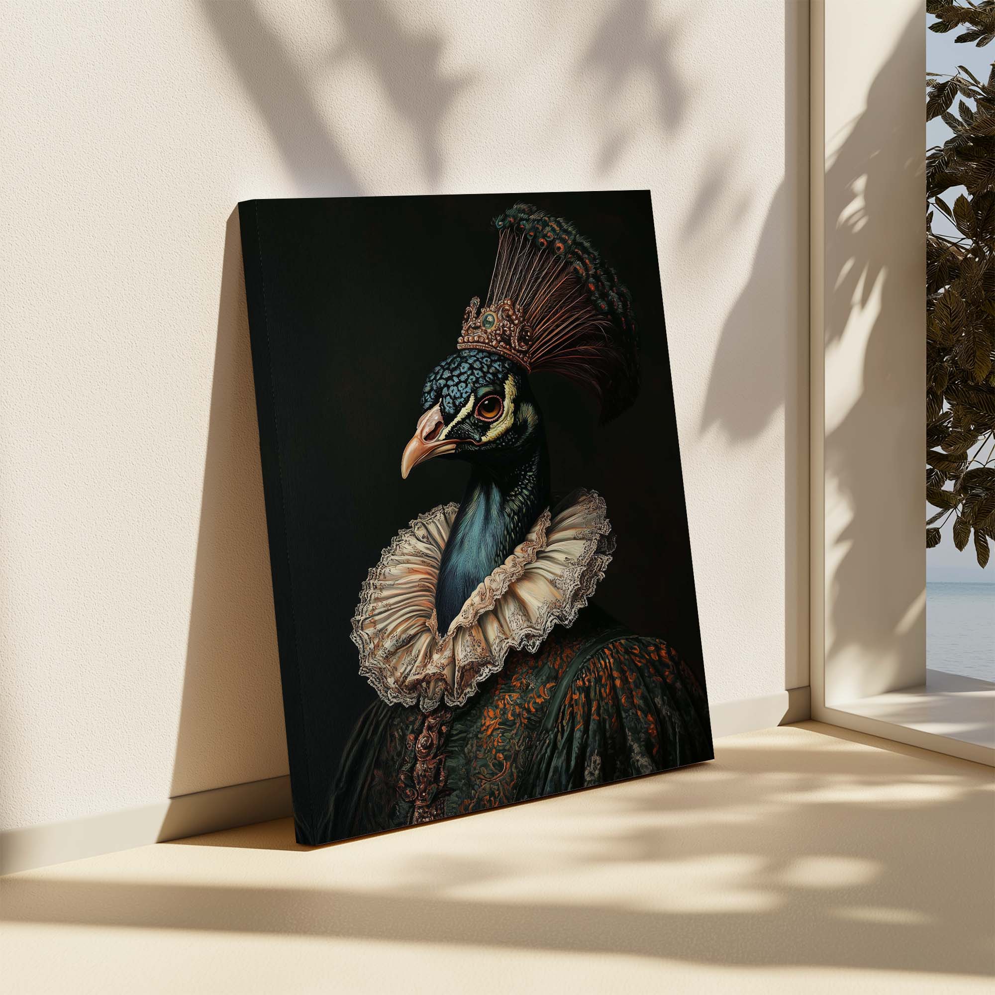 Baroque Peacock No3 Canvas Print Canvas Art Wildfrog Art