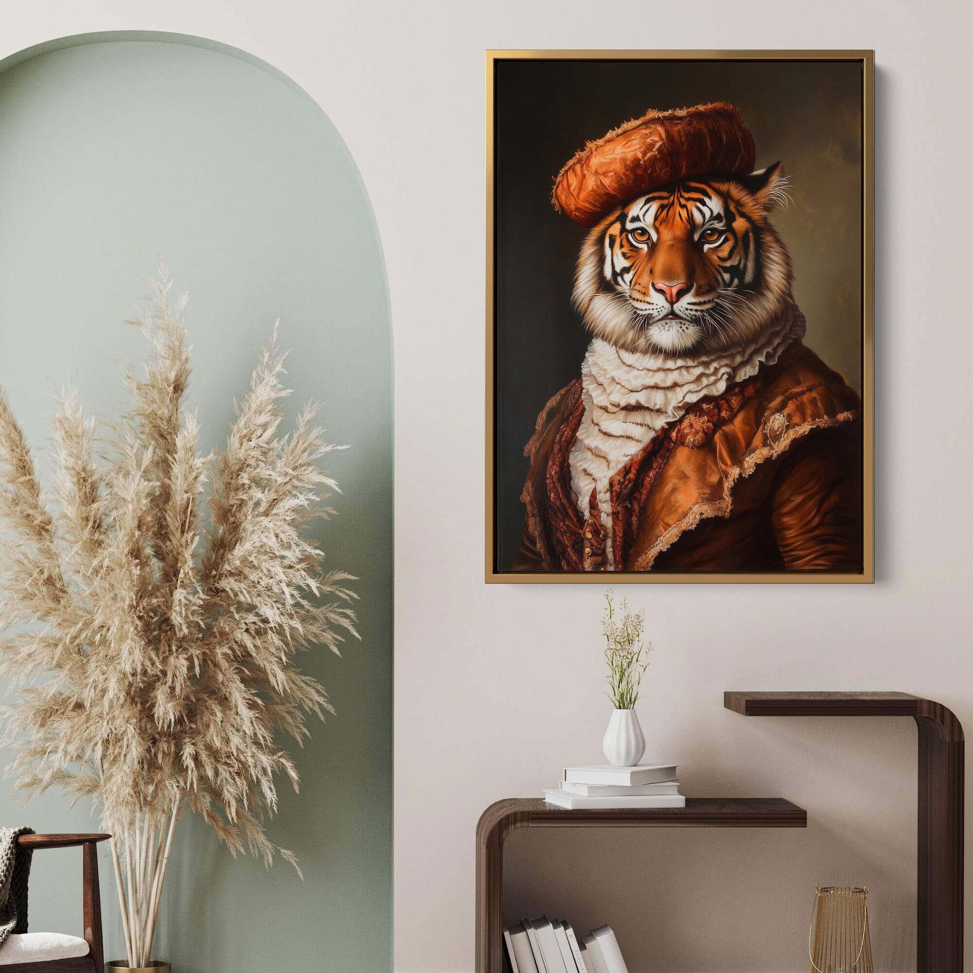 Baroque Tiger No1 Canvas Print Canvas Art Wildfrog Art