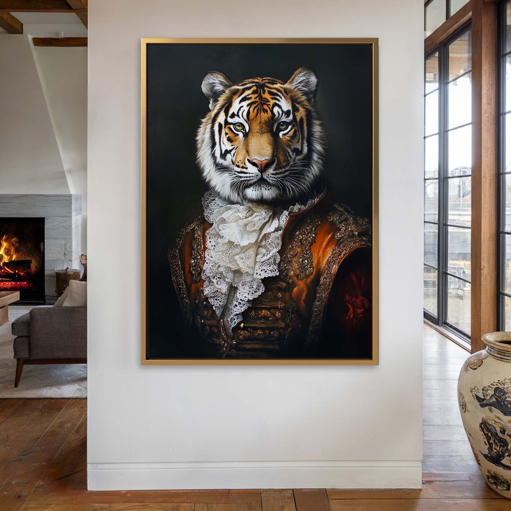 Baroque Tiger No2 Canvas Print Canvas Art Wildfrog Art