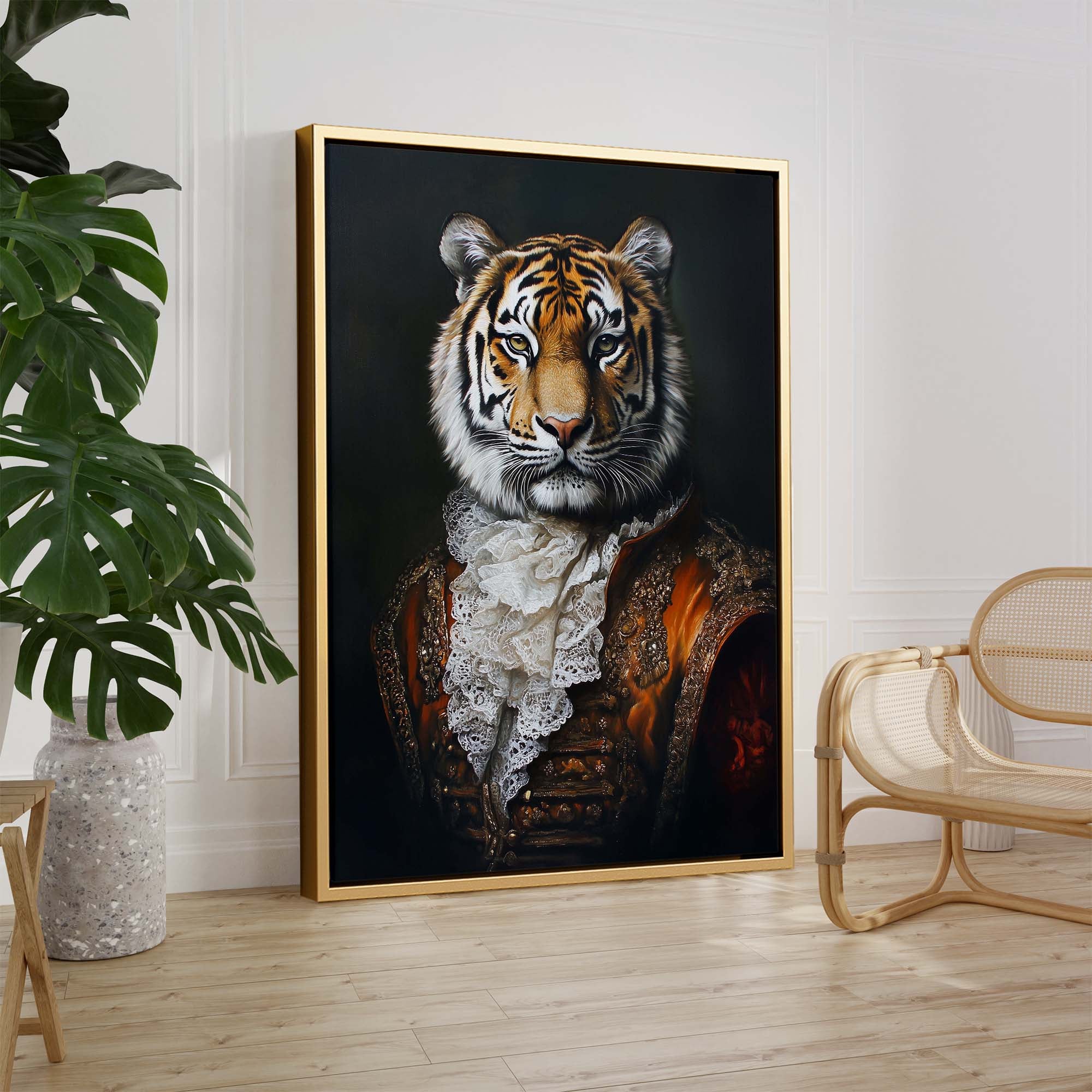 Baroque Tiger No2 Canvas Print Canvas Art Wildfrog Art