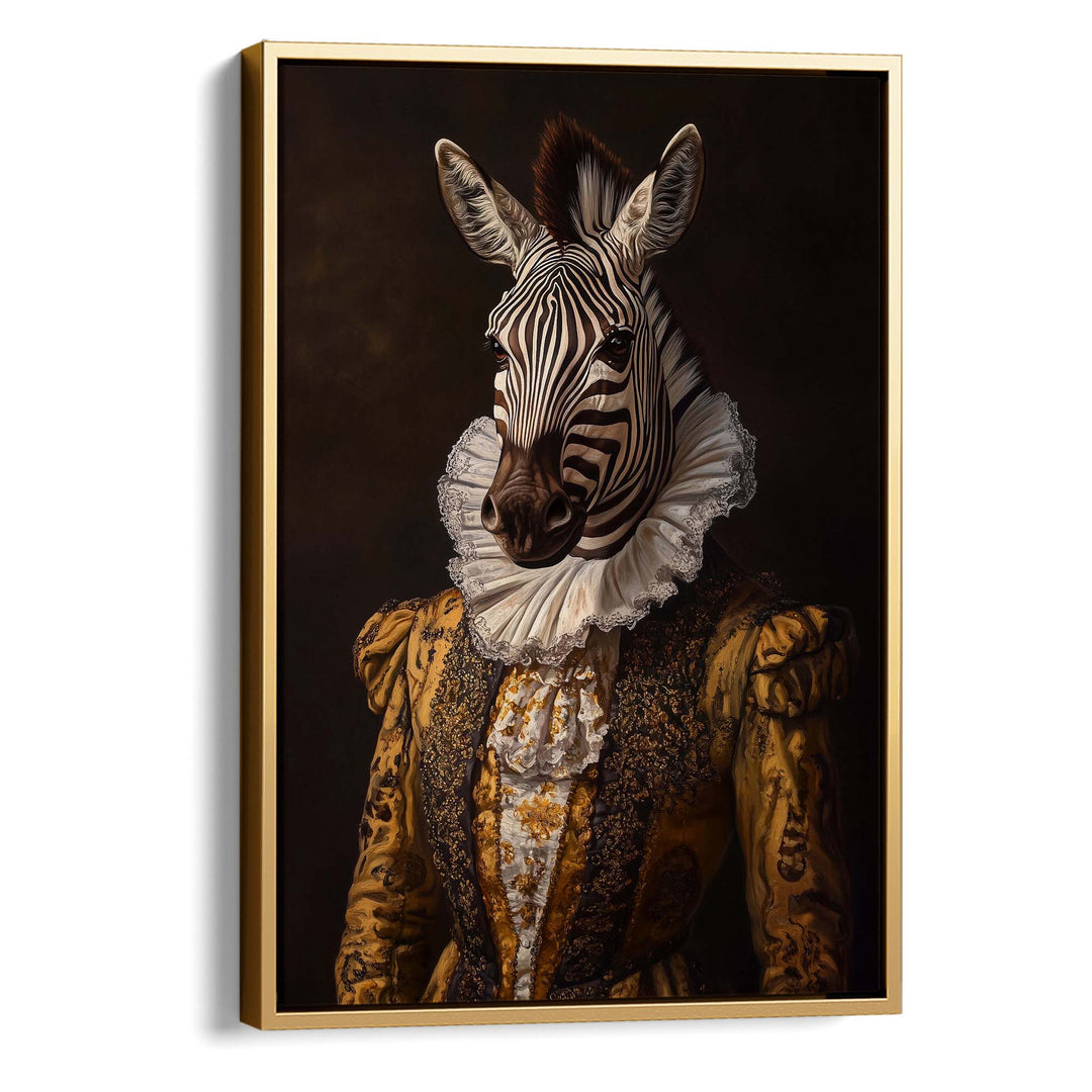Baroque Zebra No2 Canvas Print Canvas Art Wildfrog Art
