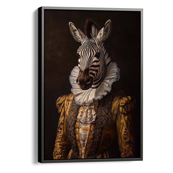 Baroque Zebra No2 Canvas Print Canvas Art Wildfrog Art