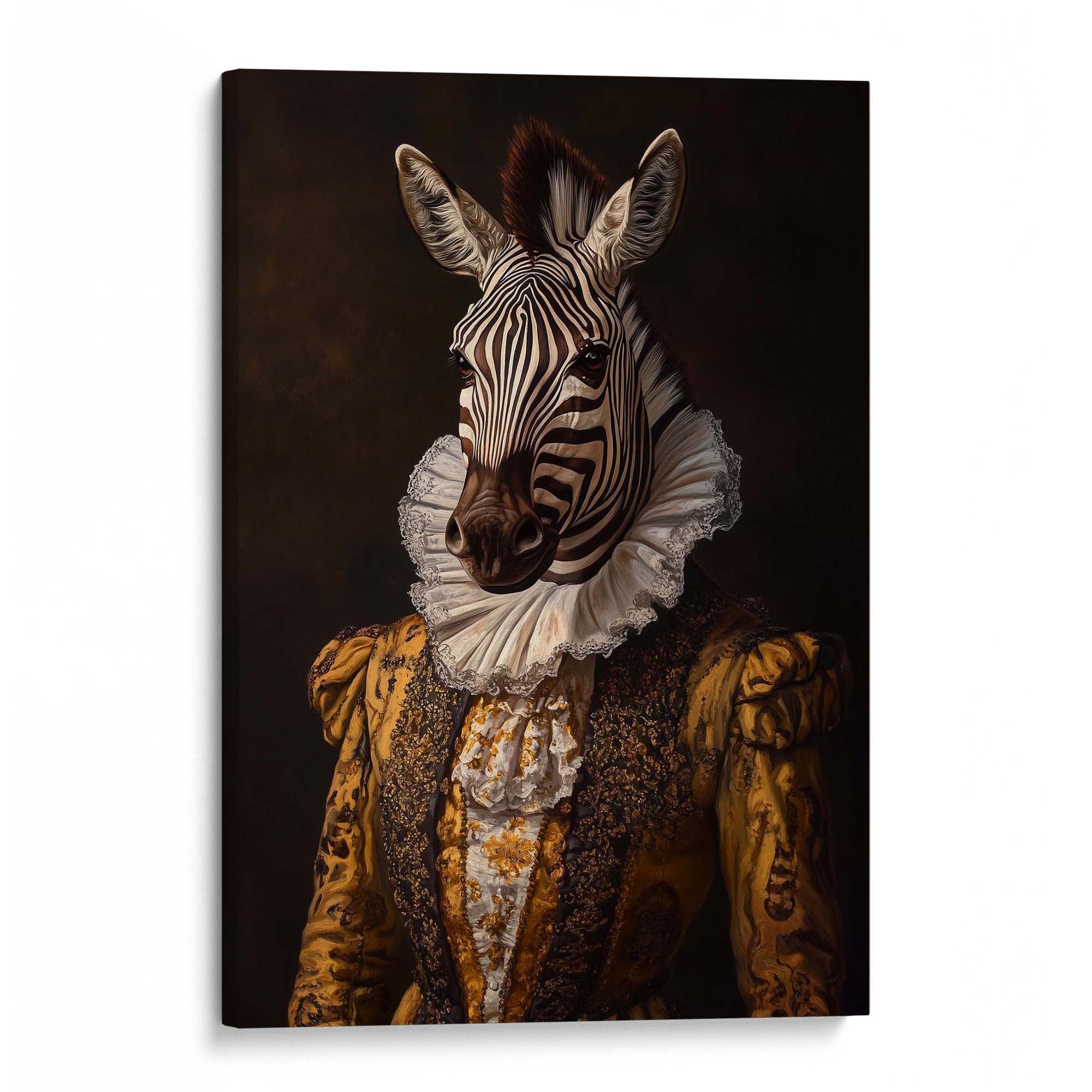 Baroque Zebra No2 Canvas Print Canvas Art Wildfrog Art