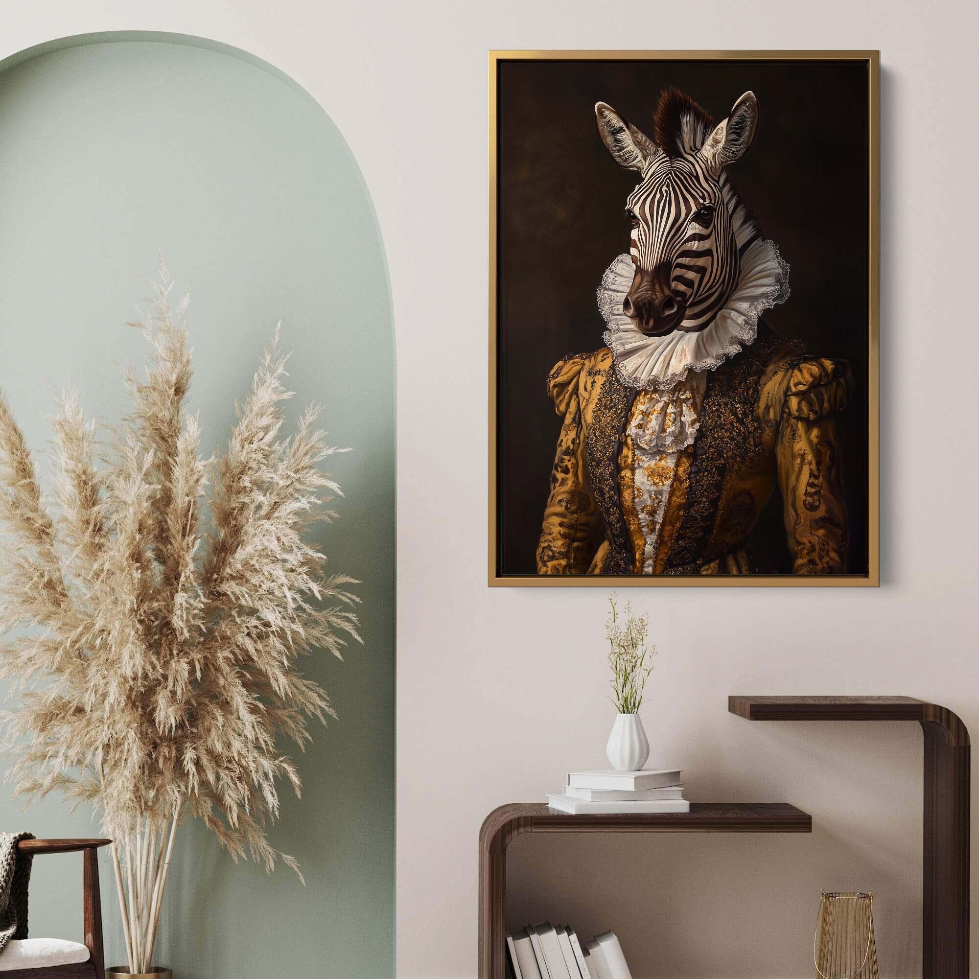 Baroque Zebra No2 Canvas Print Canvas Art Wildfrog Art