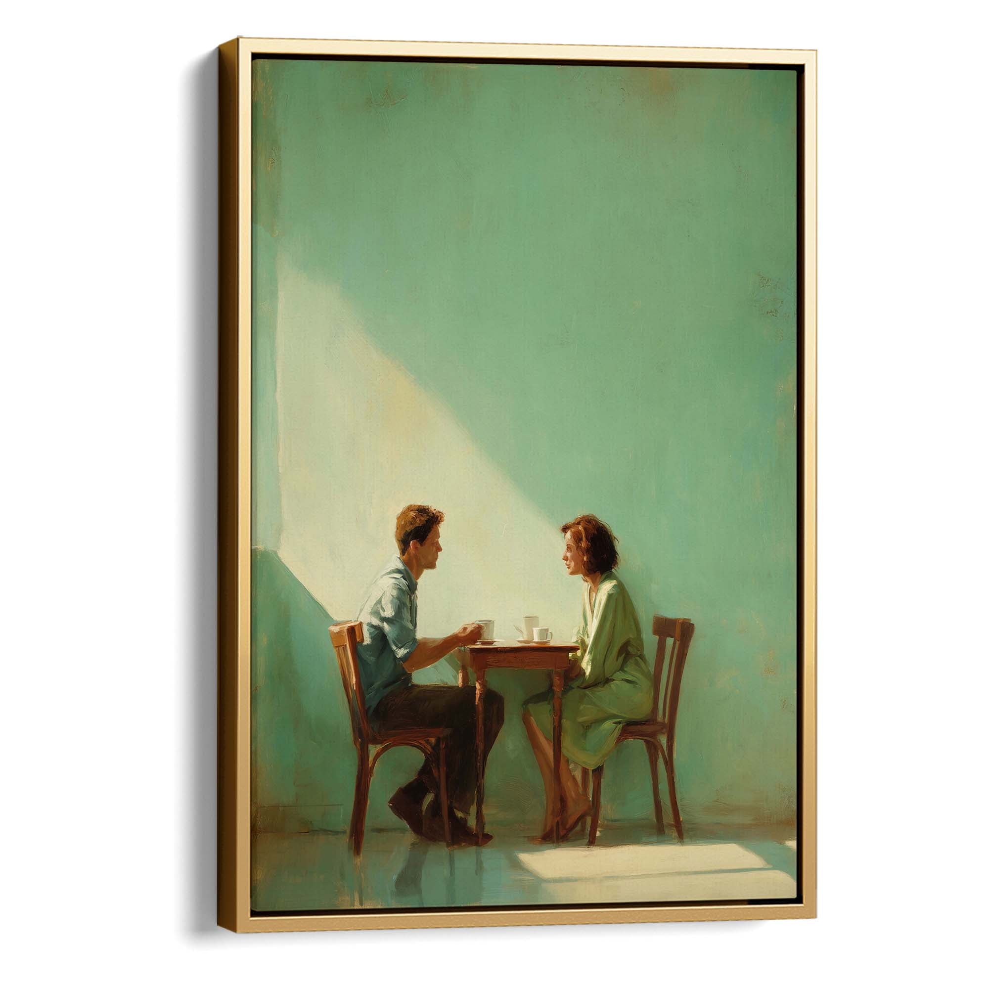 Afternoon Conversation Canvas Print