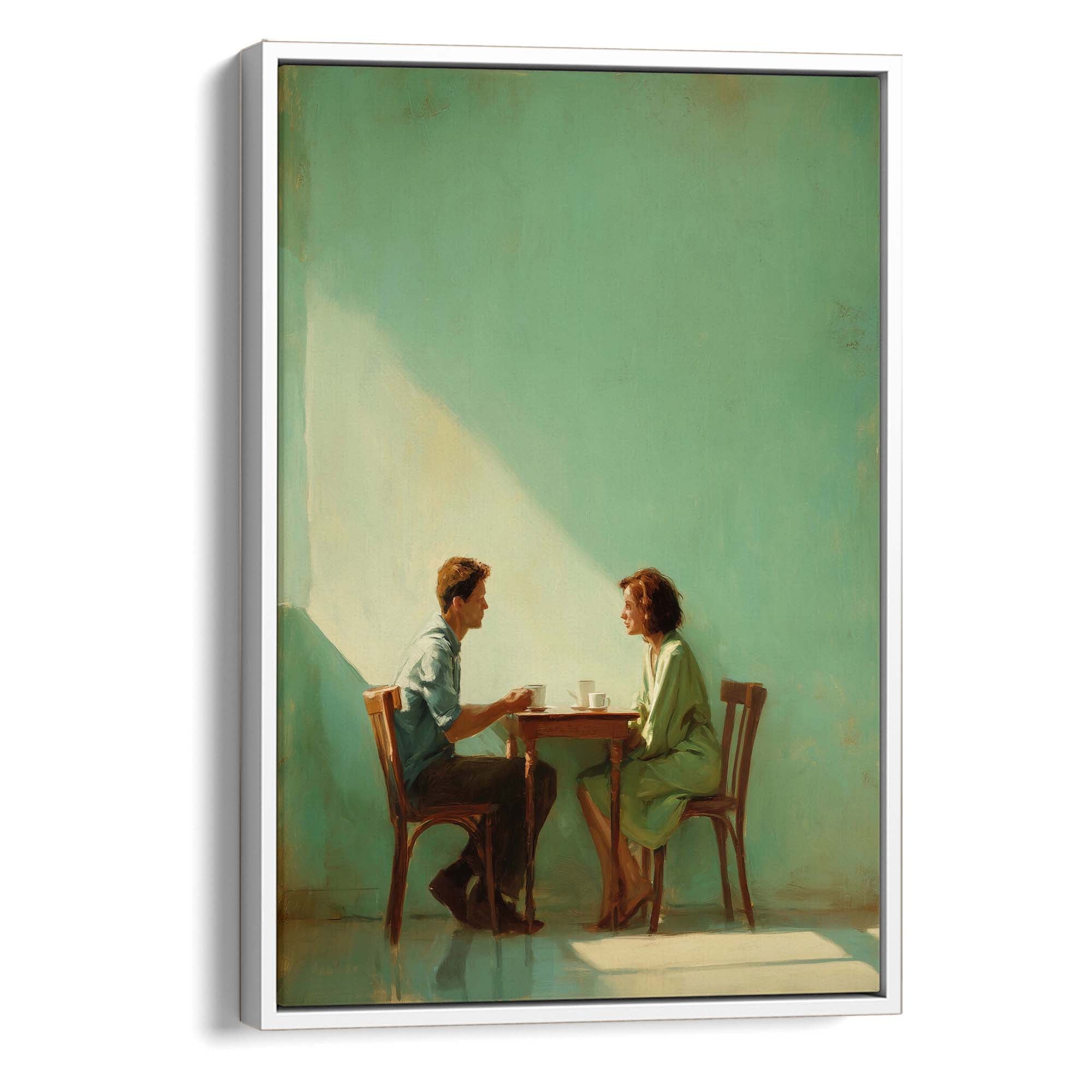 Afternoon Conversation Canvas Print